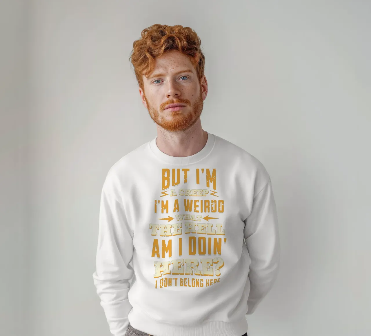Pero soy un asqueroso sudadera de Gunawan Rb