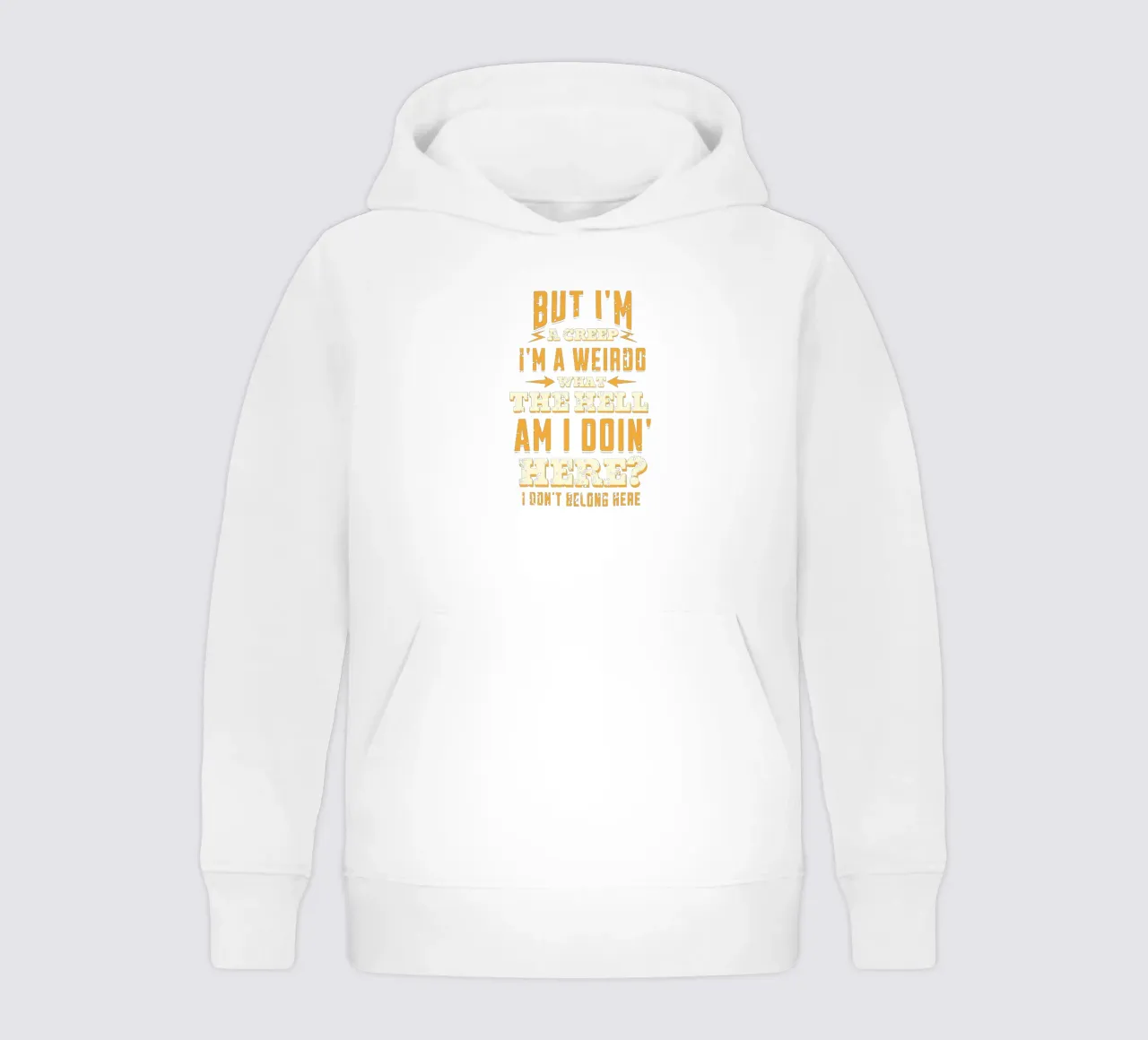 Ma io sono un verme felpa bambino con cappuccio da Gunawan Rb