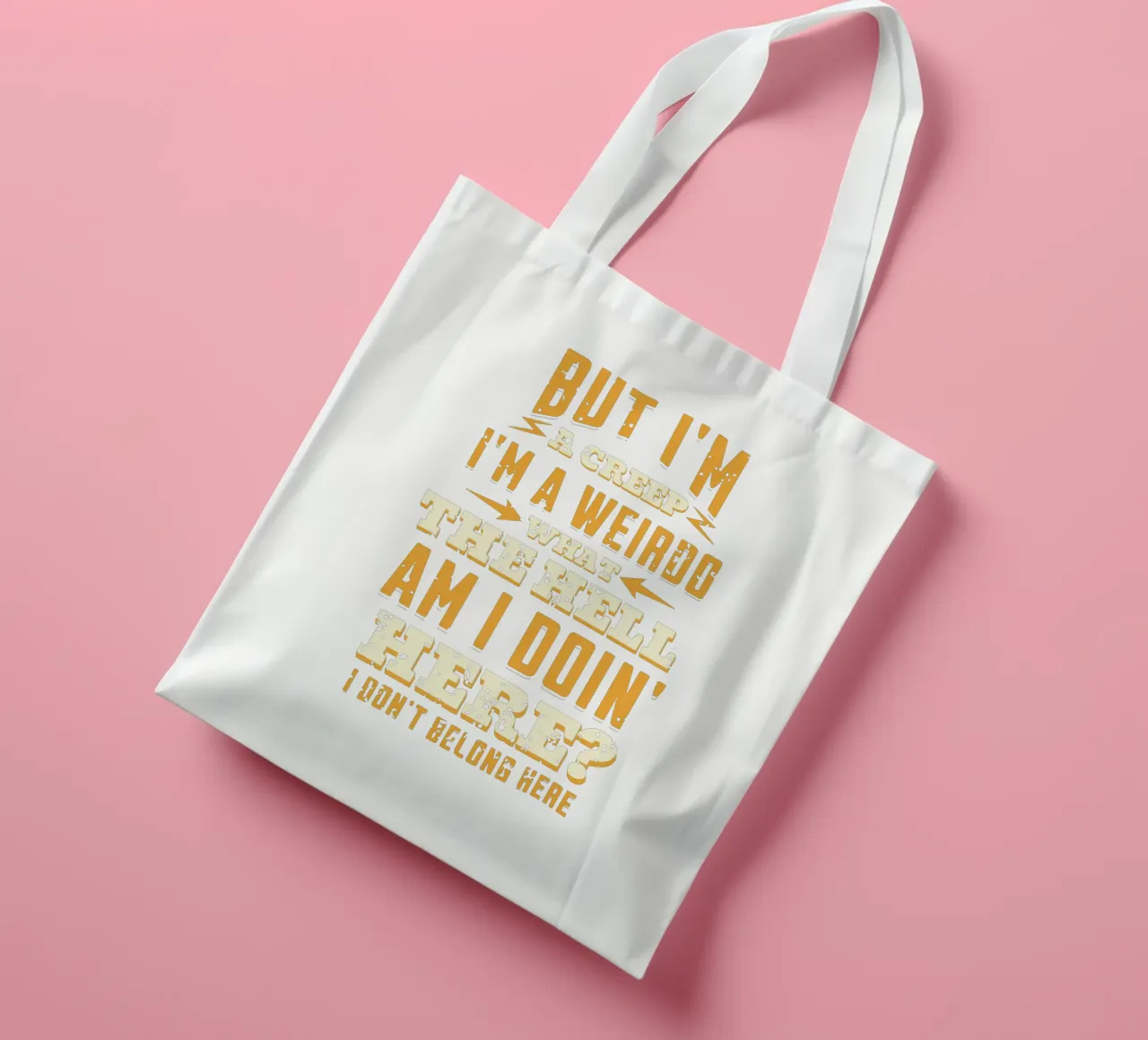 Ma io sono un verme borsa in juta da Gunawan Rb