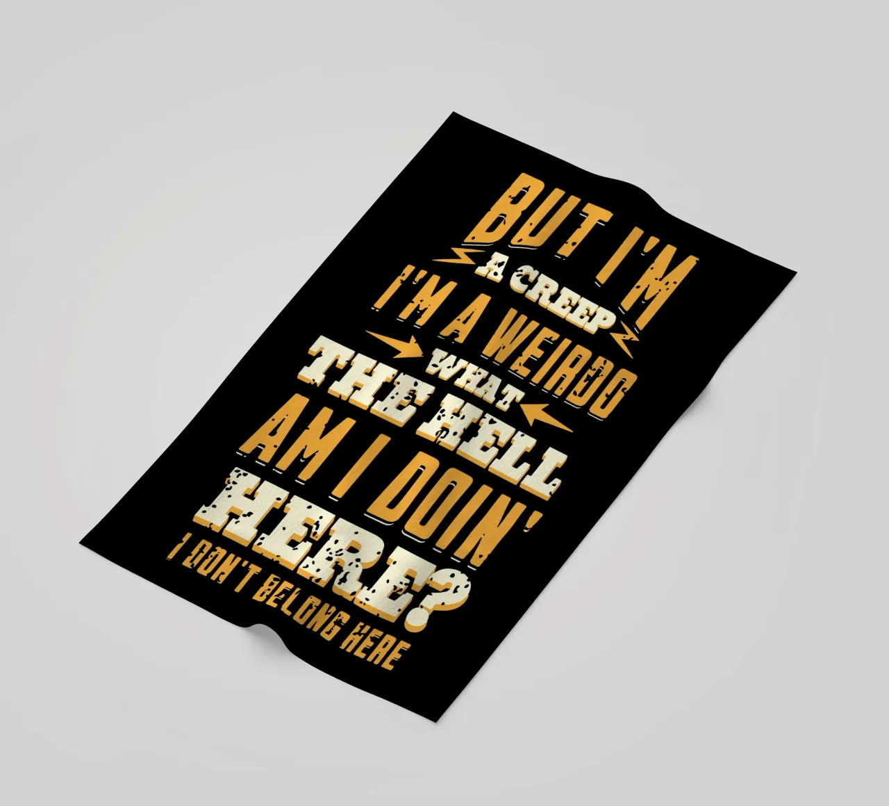 Ma io sono un verme telo mare da Gunawan Rb