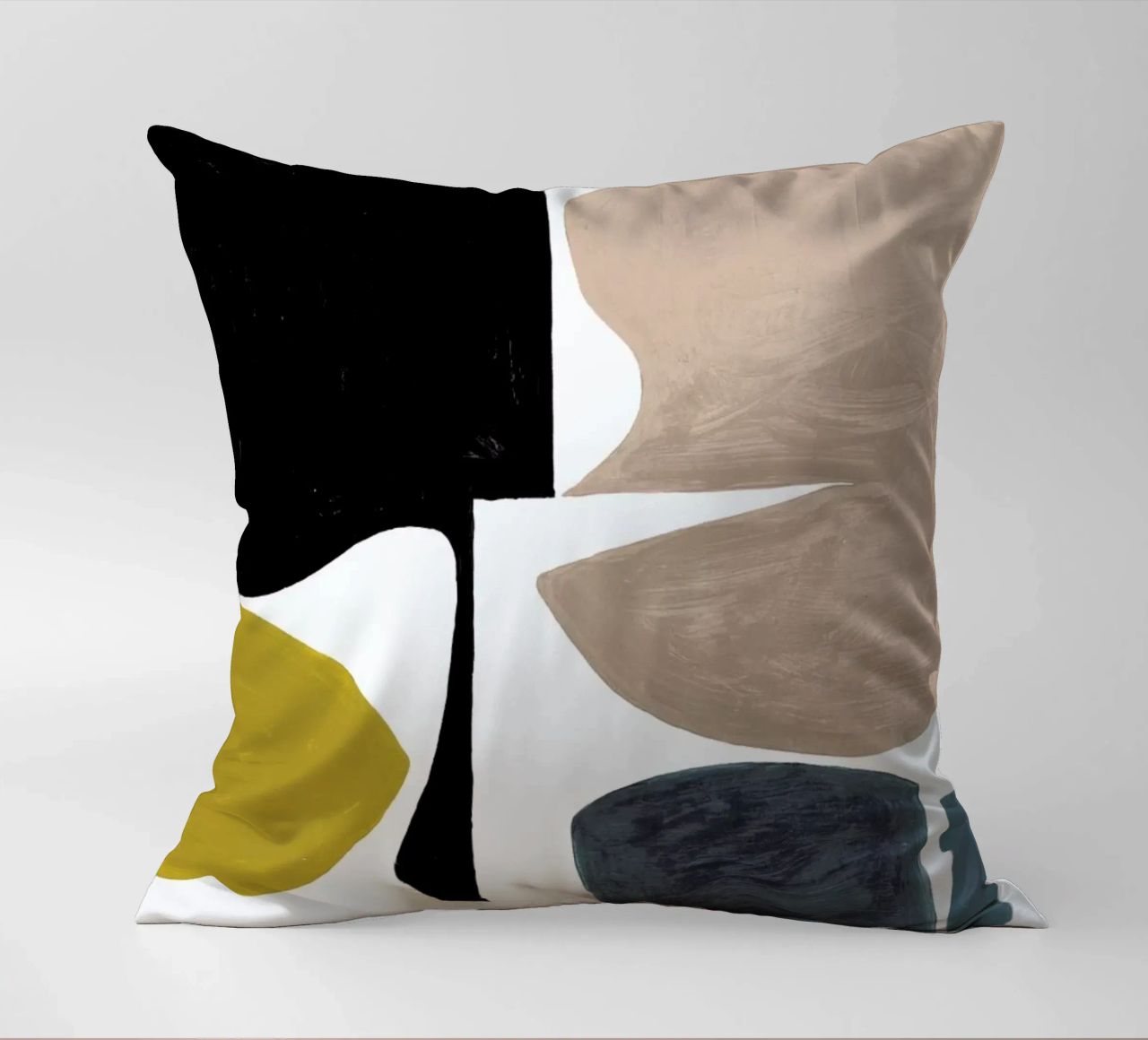 Modern Curvy Town Multi Roze coussin de Femke Zwaan