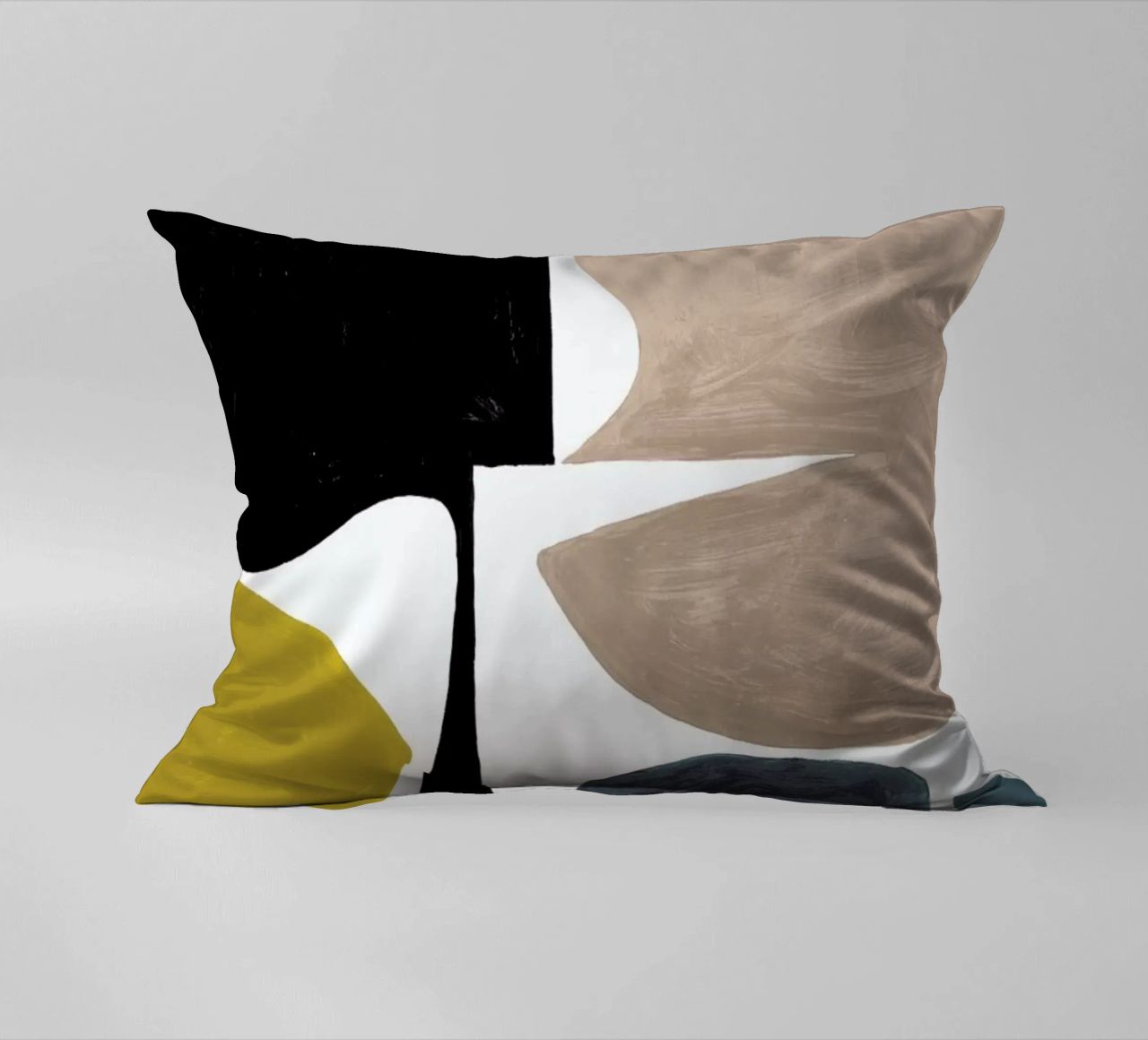 Modern Curvy Town Multi Roze coussin de Femke Zwaan