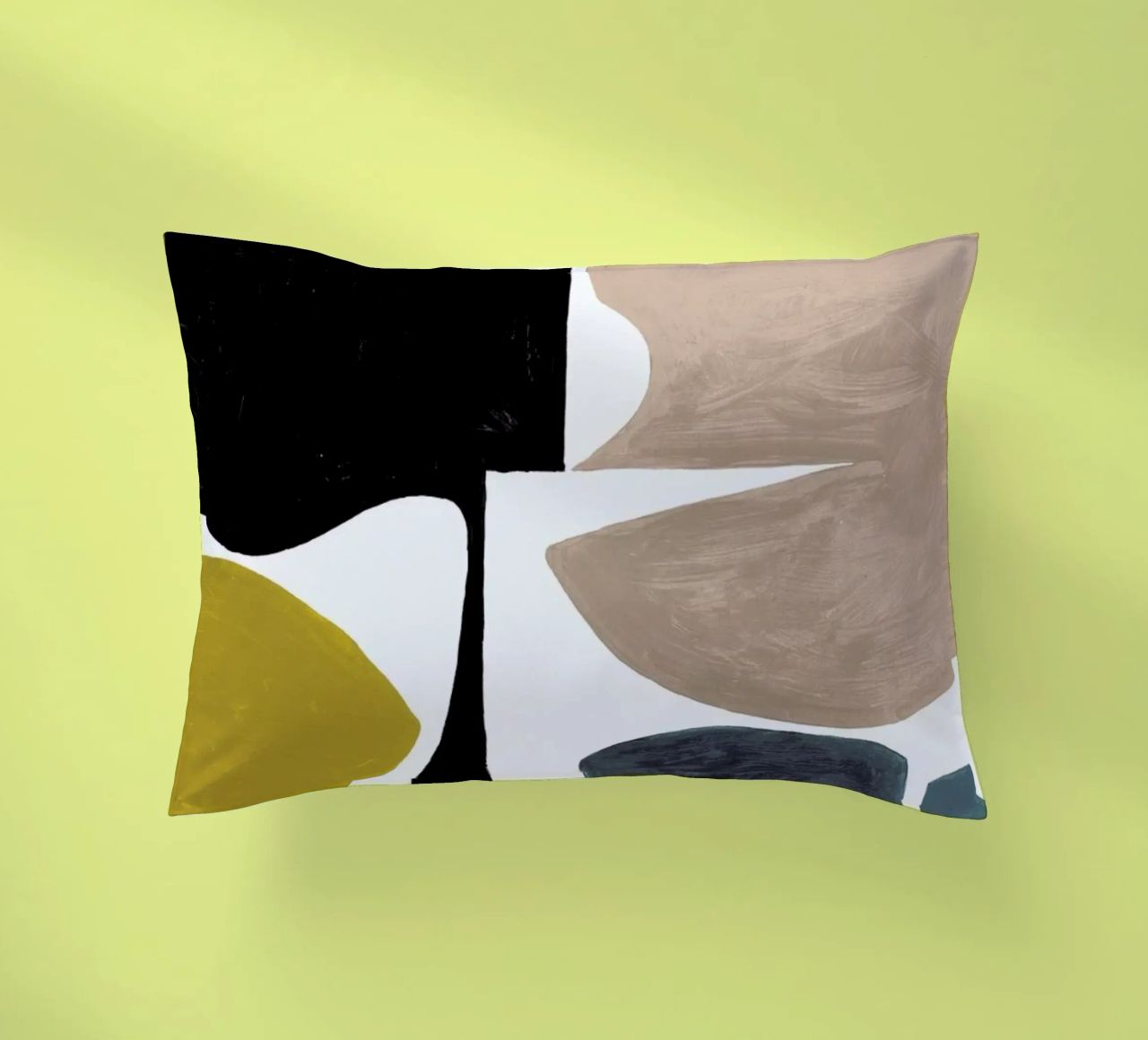 Modern Curvy Town Multi Roze coussin de Femke Zwaan
