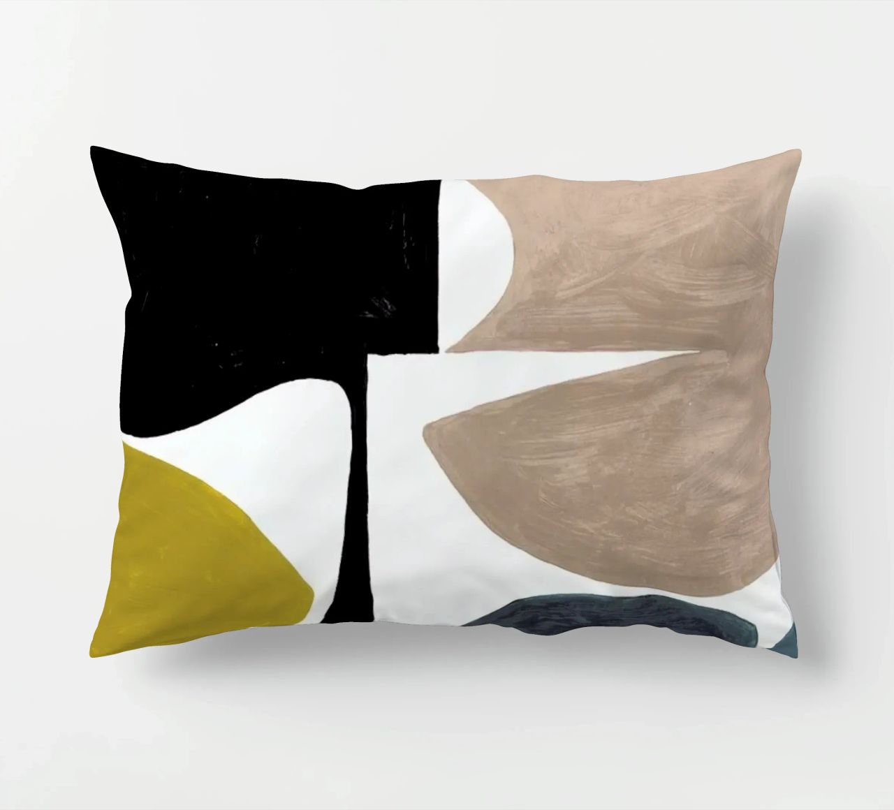 Modern Curvy Town Multi Roze coussin de Femke Zwaan