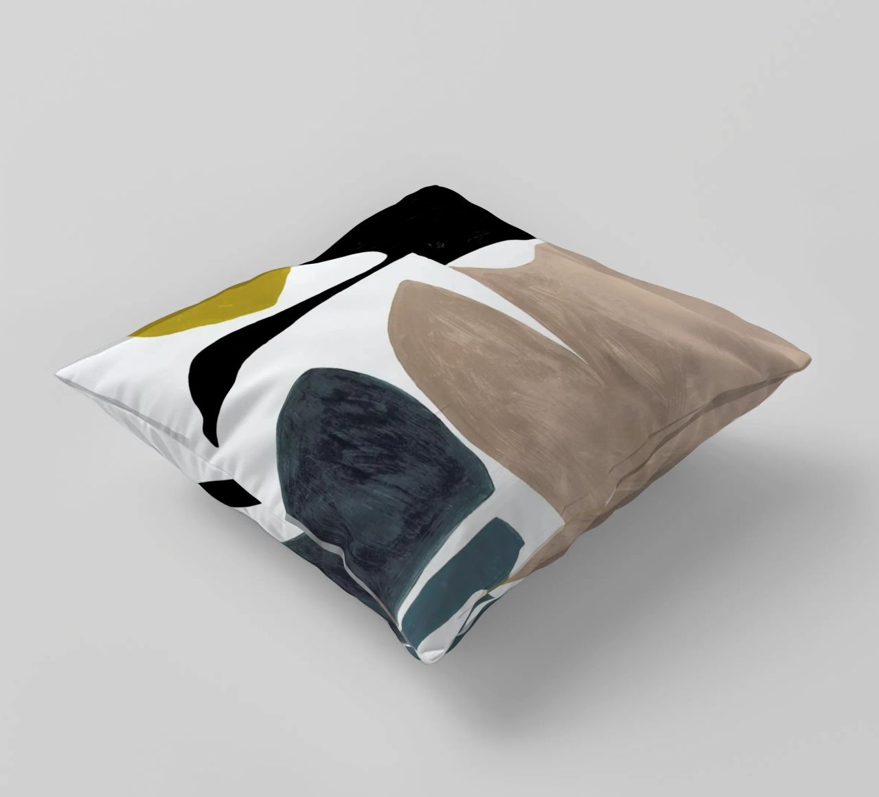 Modern Curvy Town Multi Roze coussin de Femke Zwaan
