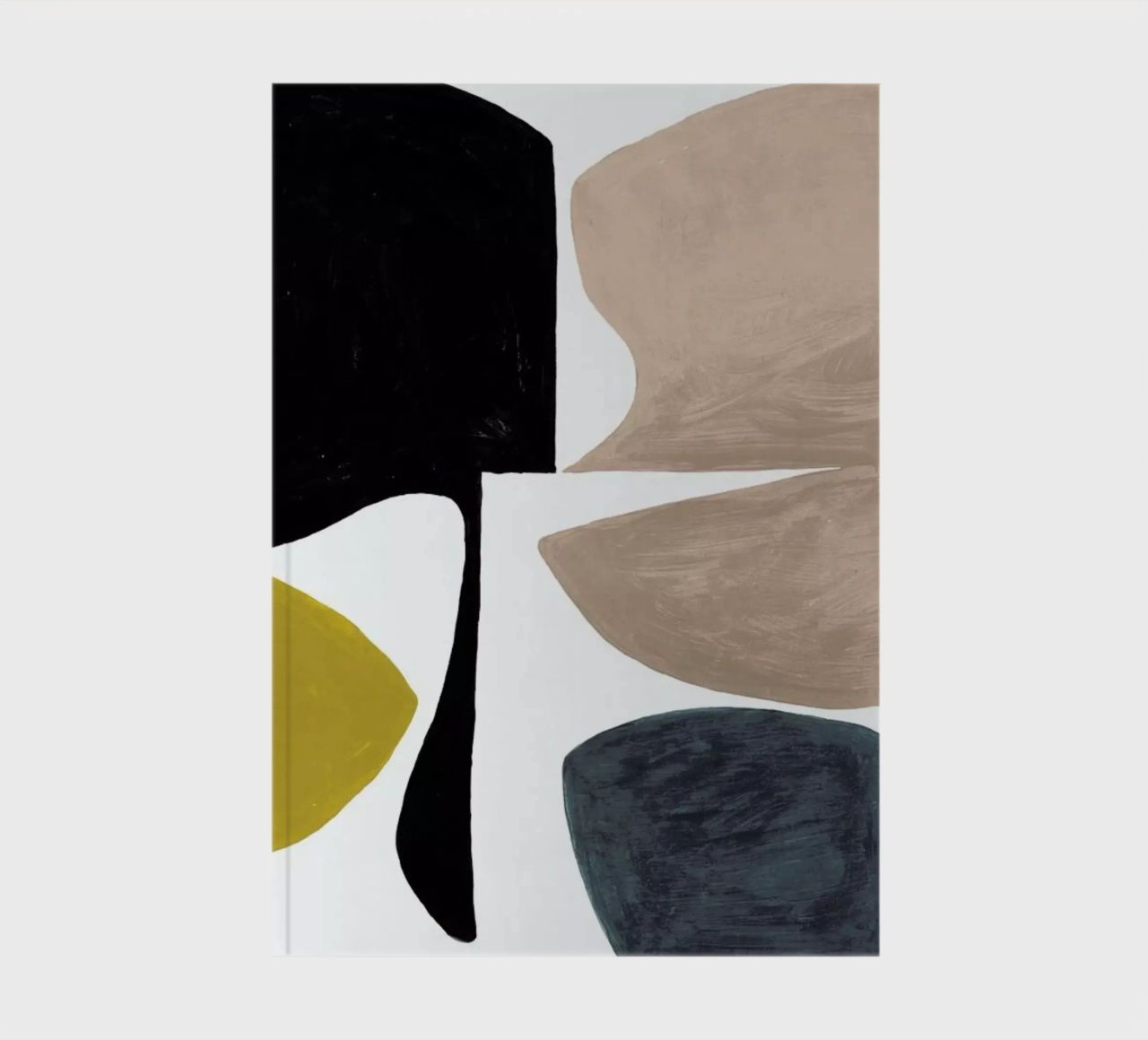 Modern Curvy Town Multi Roze notebook by Femke Zwaan