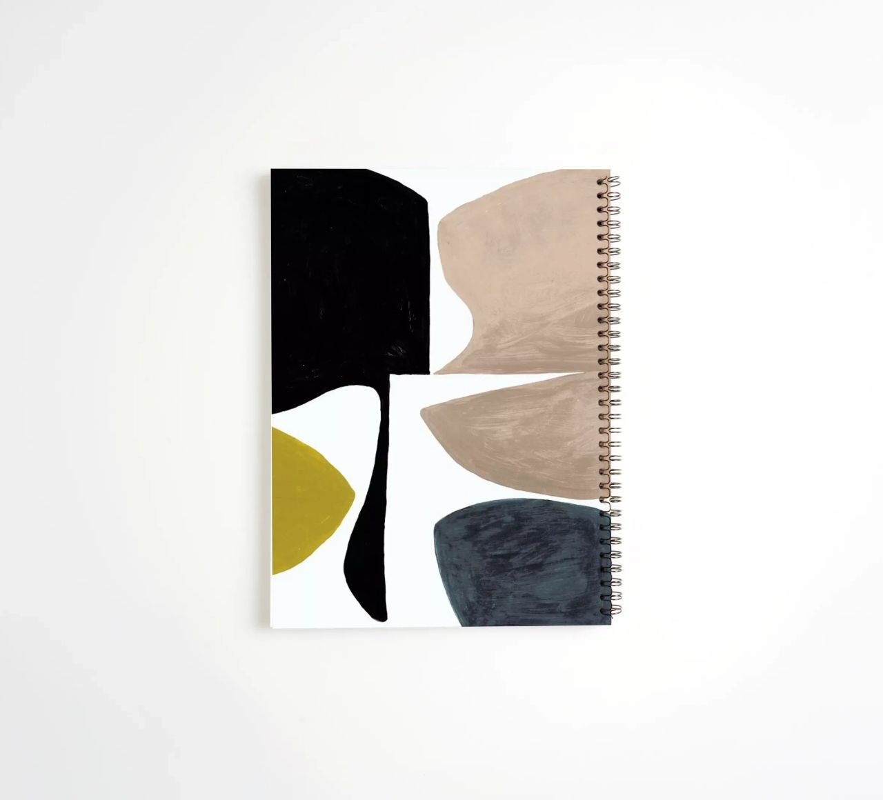 Modern Curvy Town Multi Roze spiral notebook by Femke Zwaan
