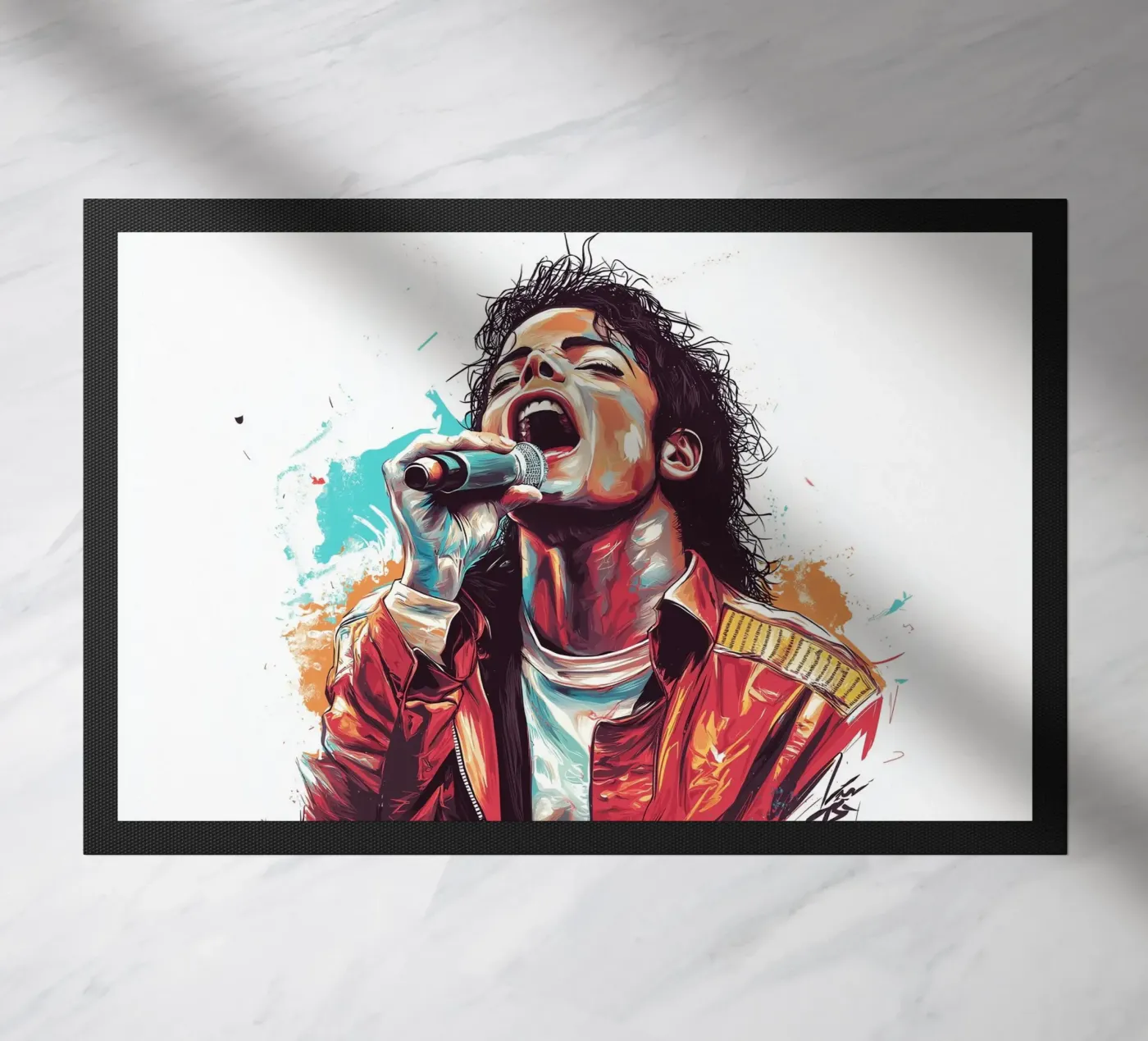 Michael Jackson (1) Fußmatte von Motivate-Today