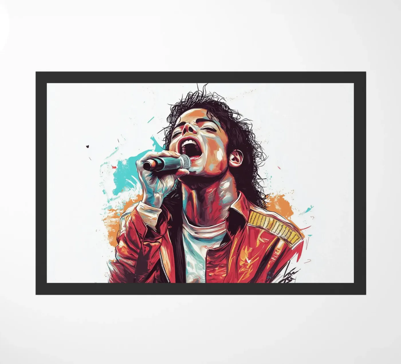 Michael Jackson (1) Fußmatte von Motivate-Today