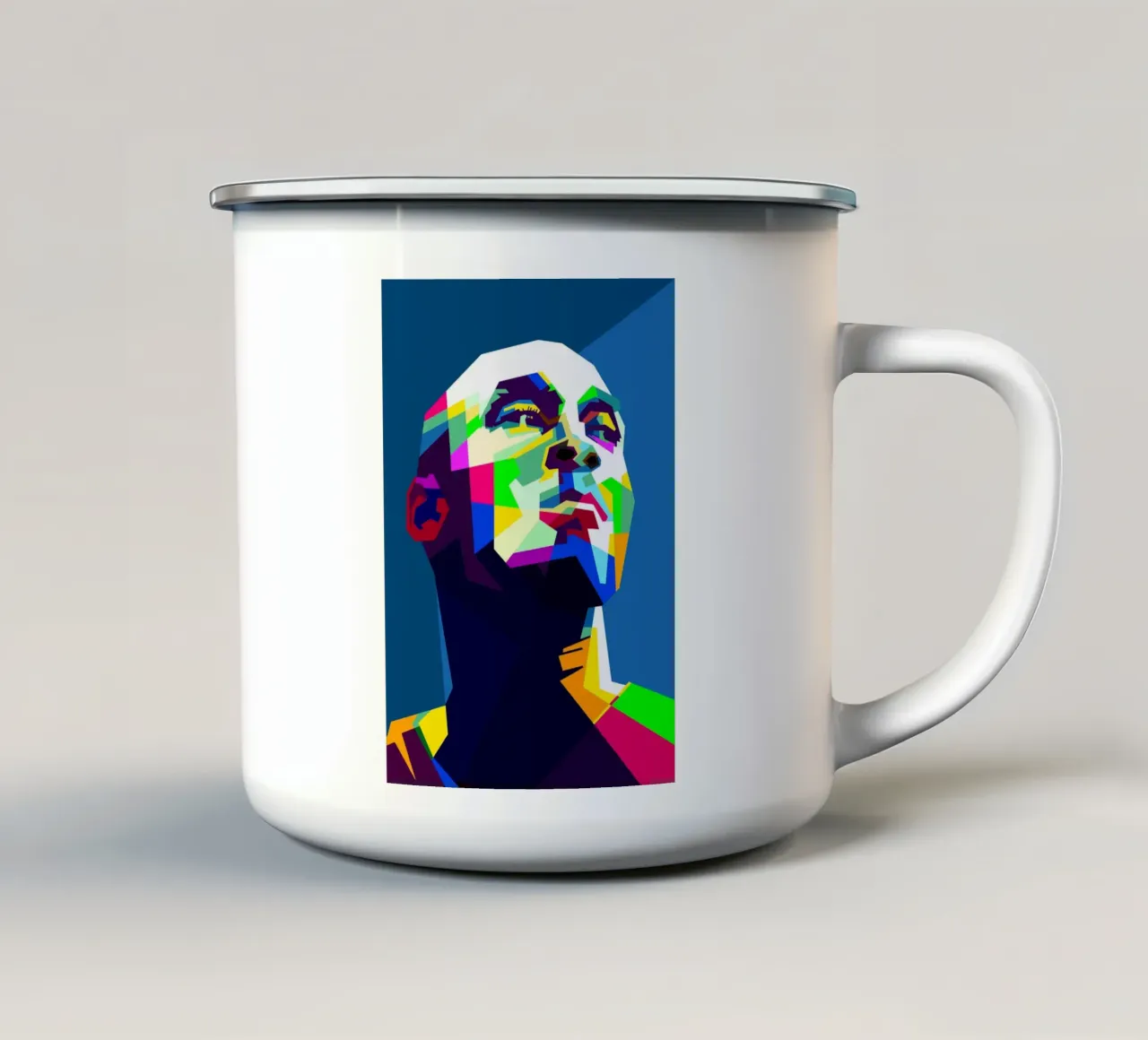 Kobe Bryant Basket WPAP Trending Now tazza in smalto da Artkreator