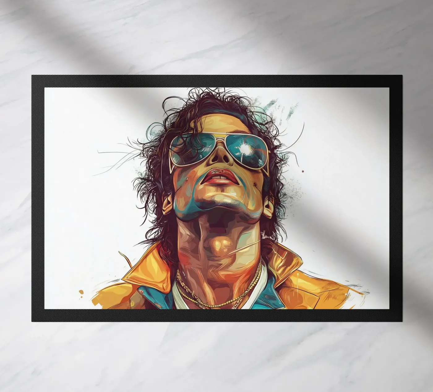 Michael Jackson (2) Fußmatte von Motivate-Today