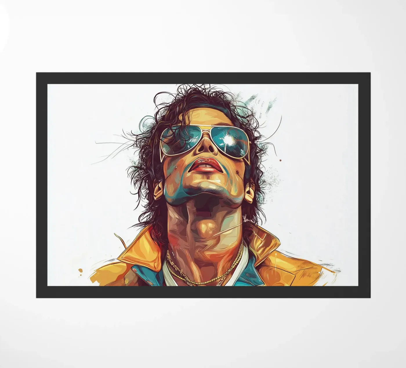 Michael Jackson (2) Fußmatte von Motivate-Today