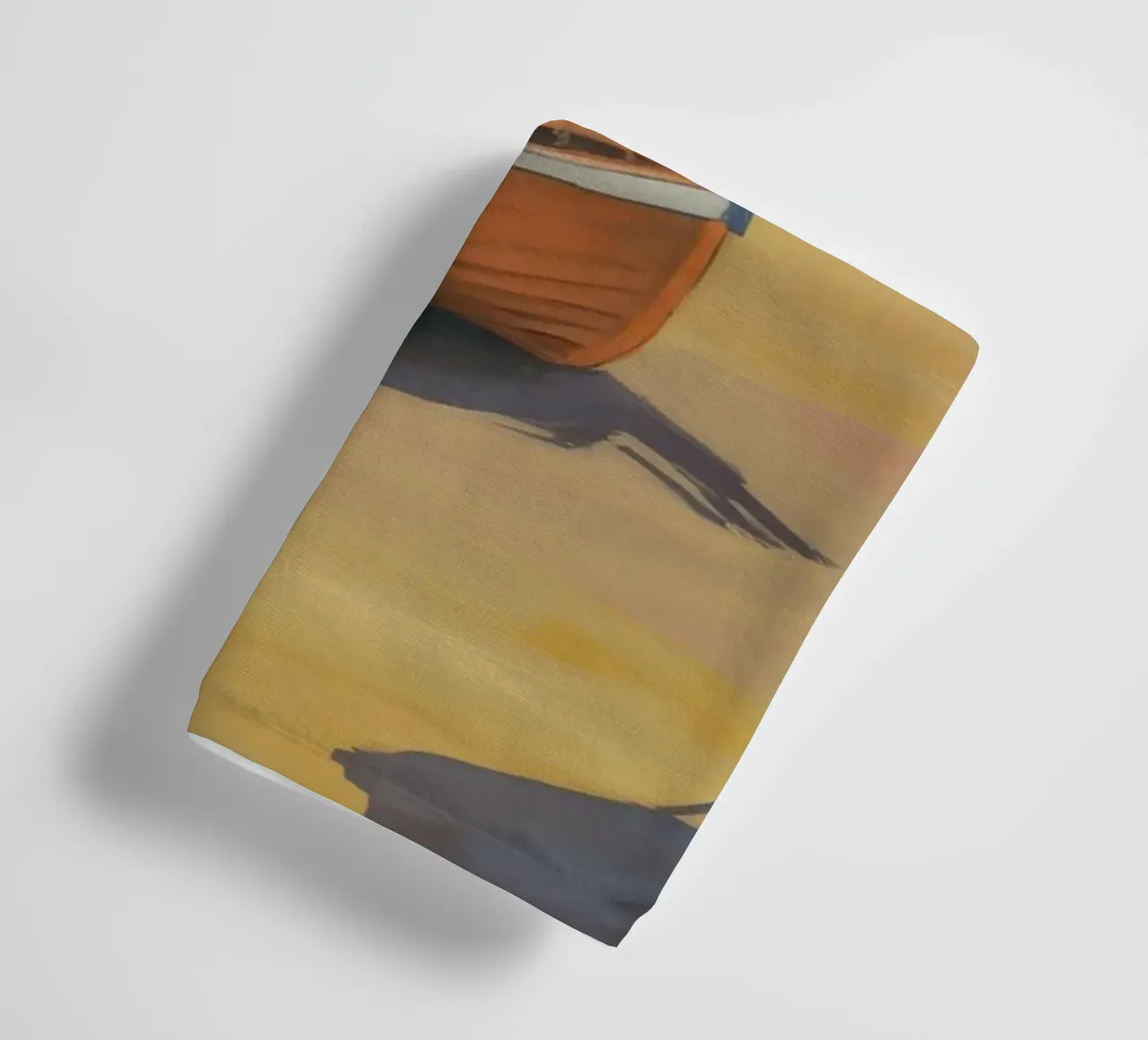 Strand Roeiboot Rust badhanddoek van Mystic Grain