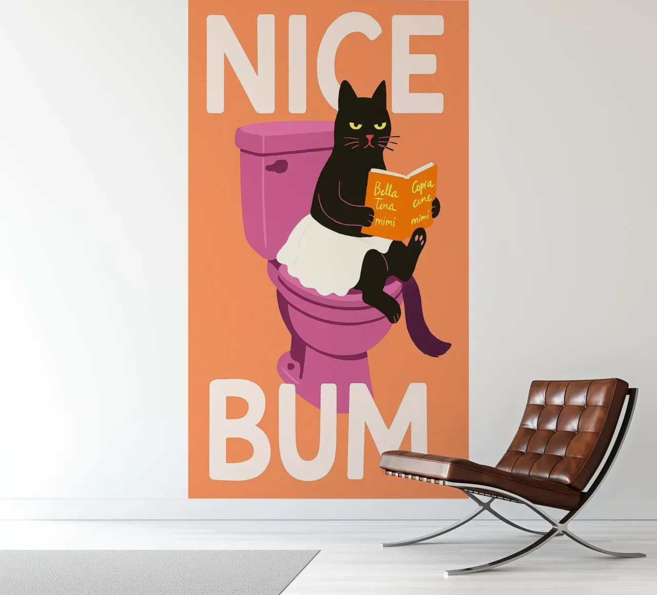 Nice Bum Sassy Black Cat photo wallpaper by the gindils