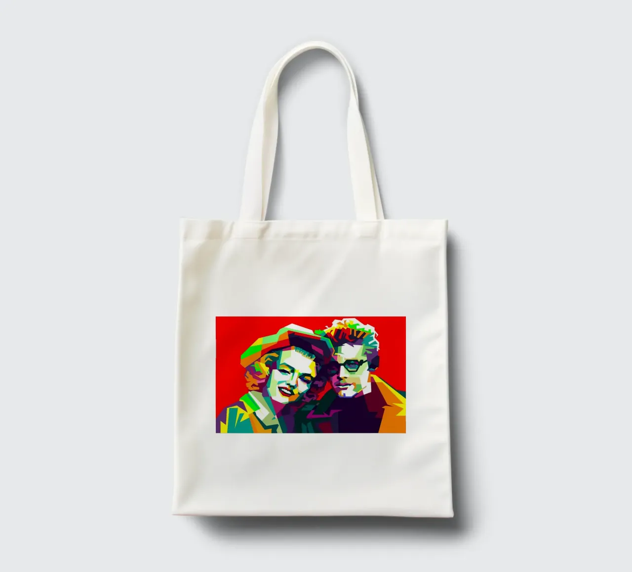 Marilyn Monroe e James Dean WPAP Trending Now borsa in juta da Artkreator