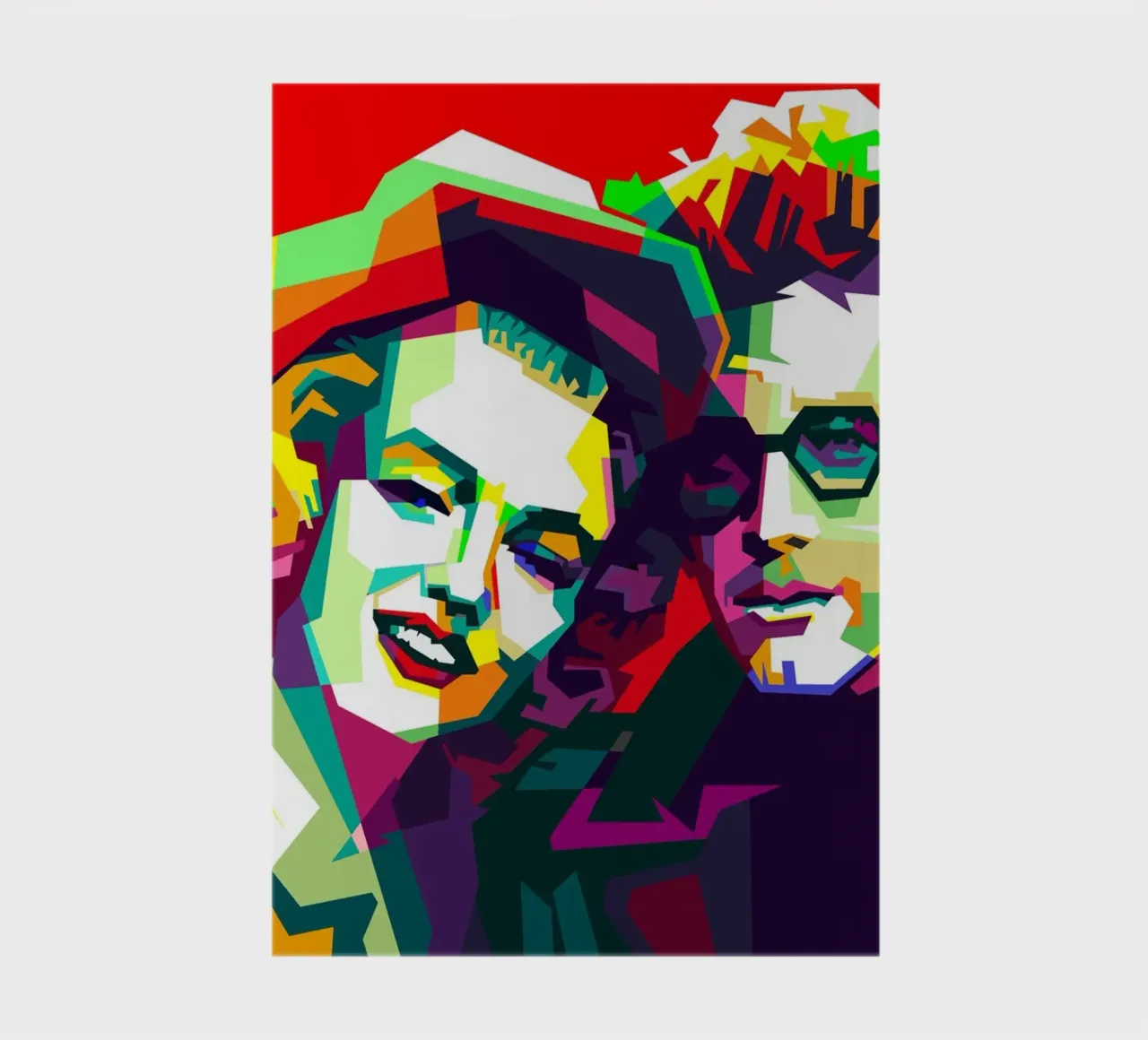 Marilyn Monroe And James Dean WPAP Trending Now notebook by Artkreator