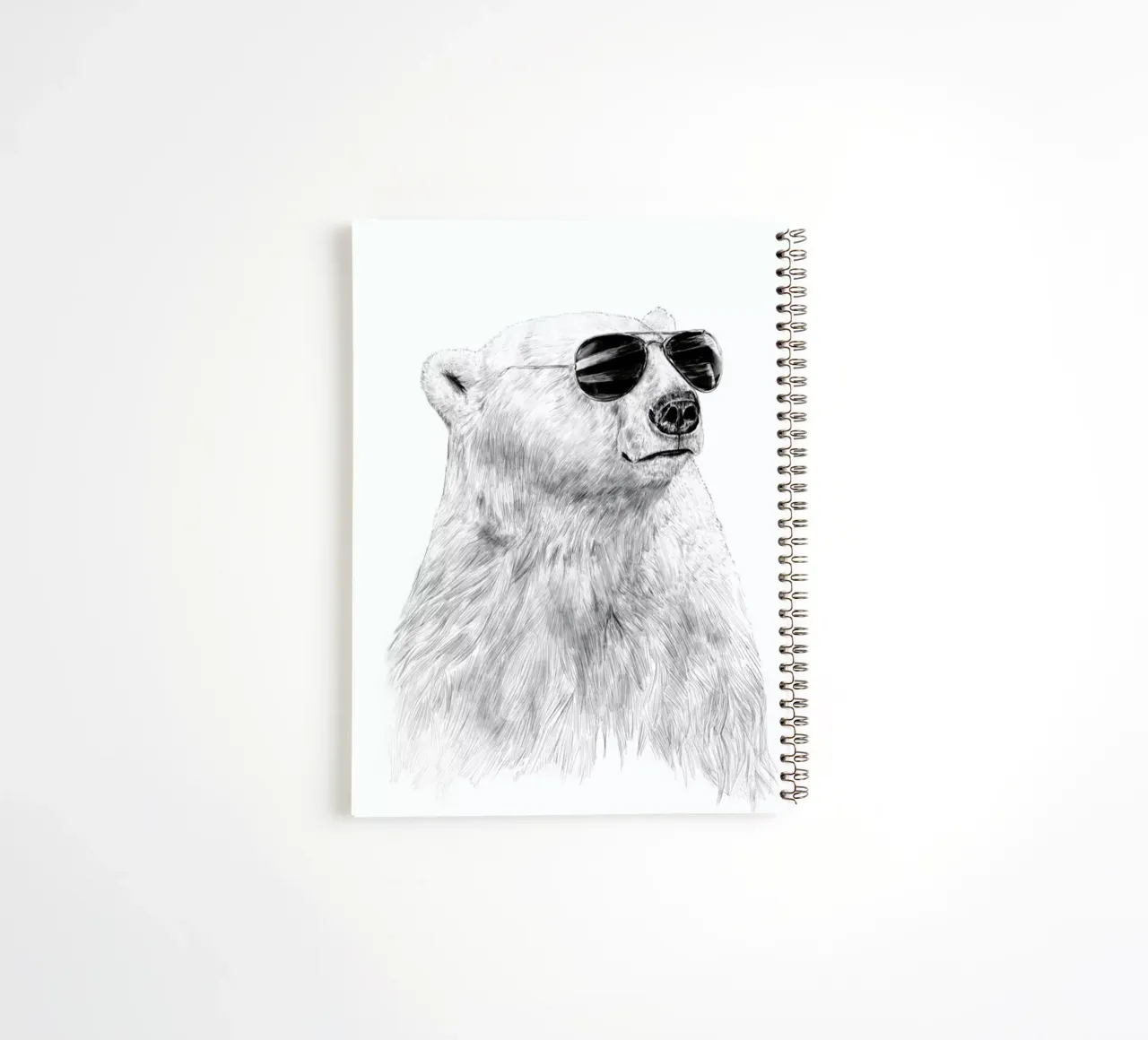 Don't Let The Sun Go Down spiral notebook by Balazs Solti