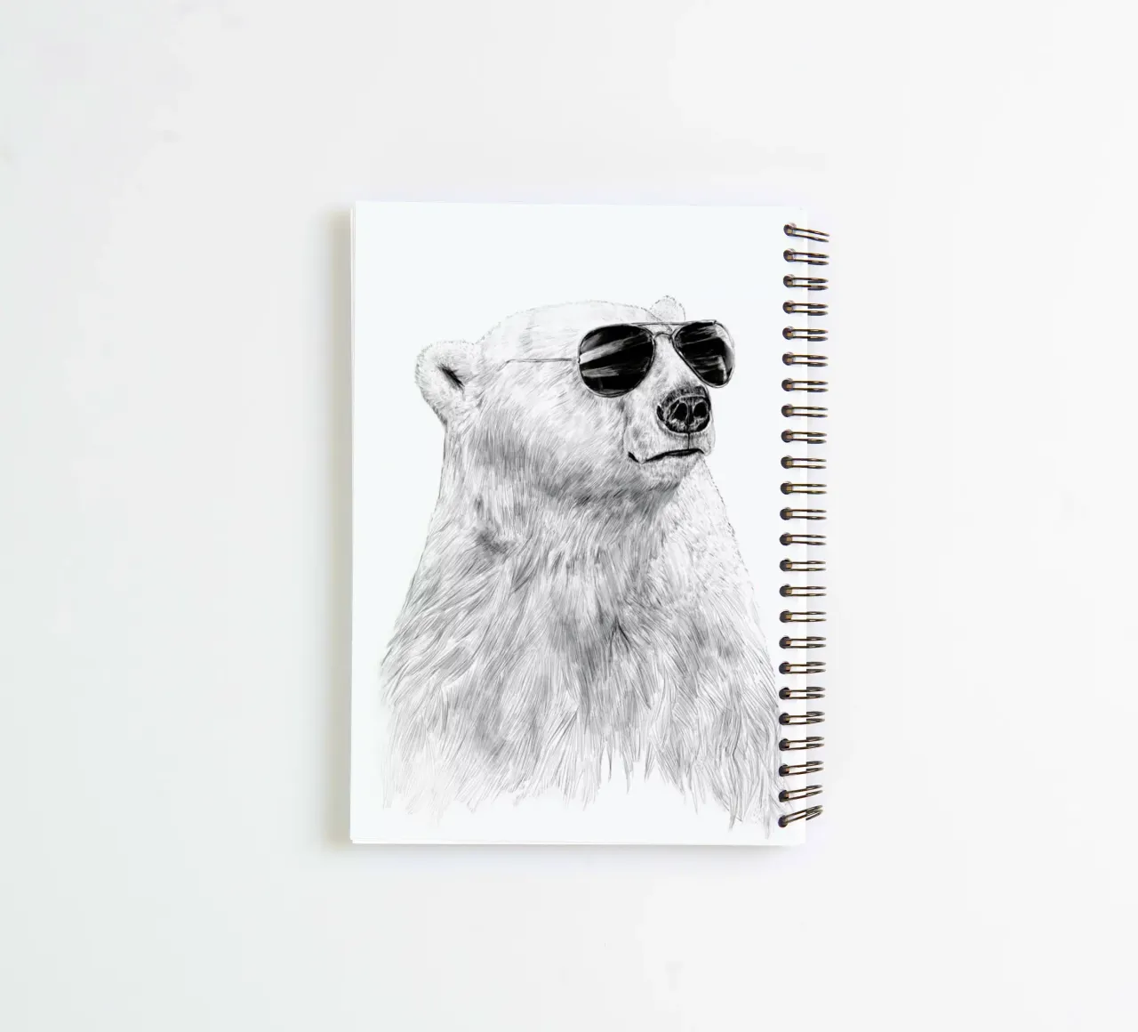 Don't Let The Sun Go Down spiral notebook by Balazs Solti