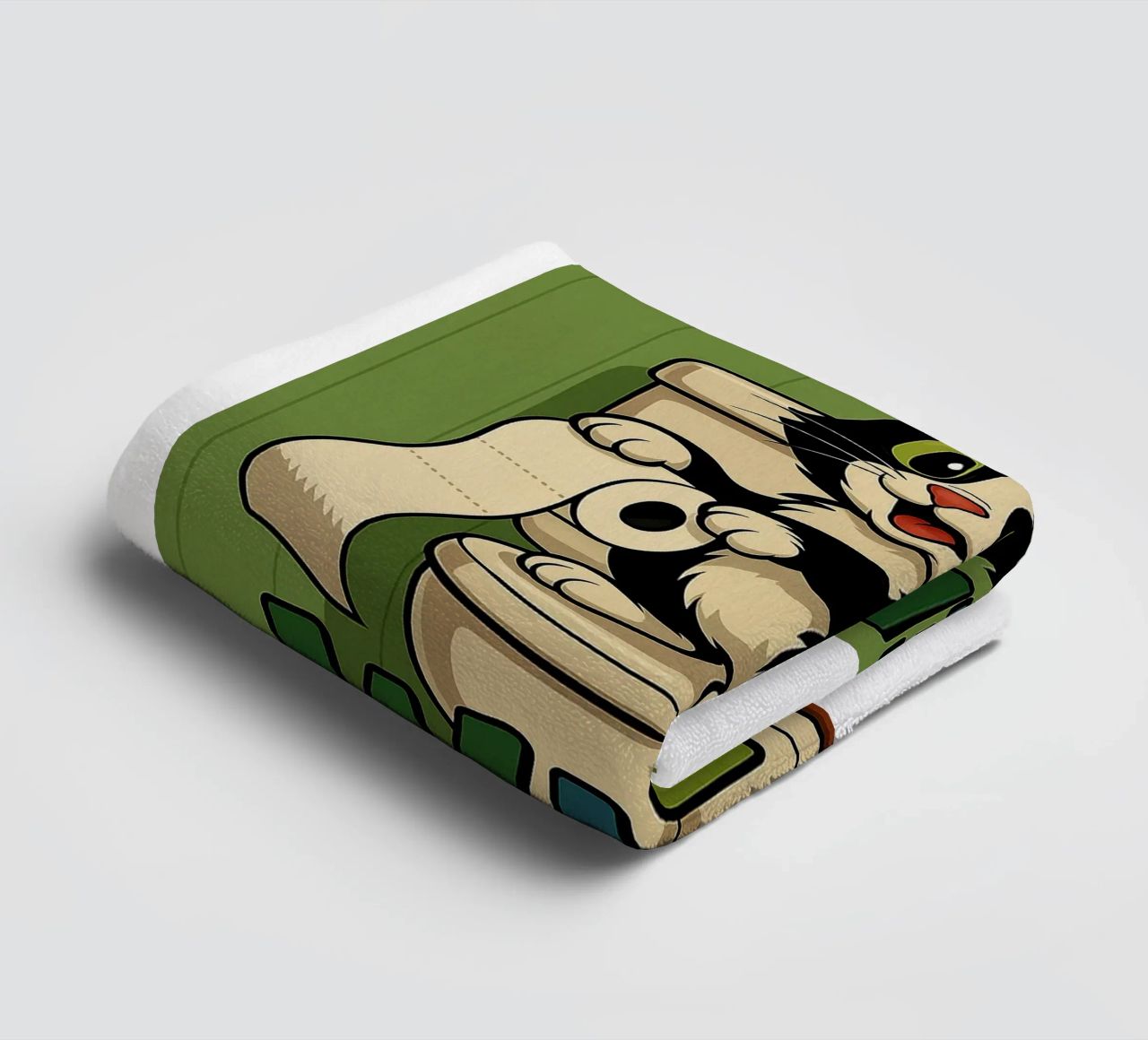 Erinnern Sie sich an Wipe Funny Cat Handtuch von the gindils