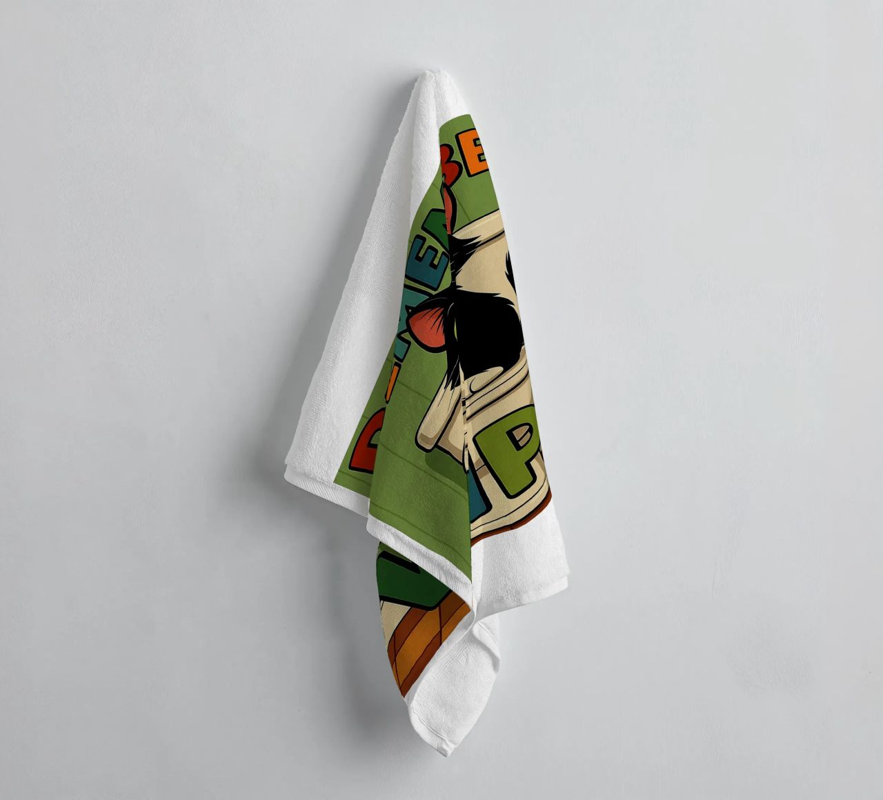 Erinnern Sie sich an Wipe Funny Cat Handtuch von the gindils