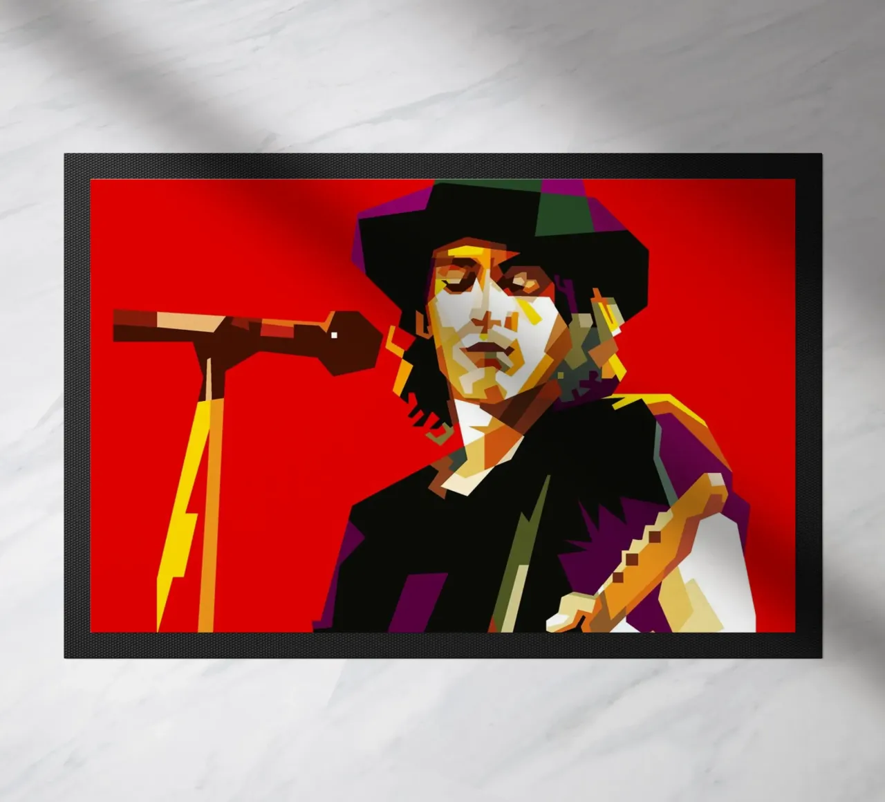 Dove va di moda Izzy WPAP ora zerbino da Artkreator