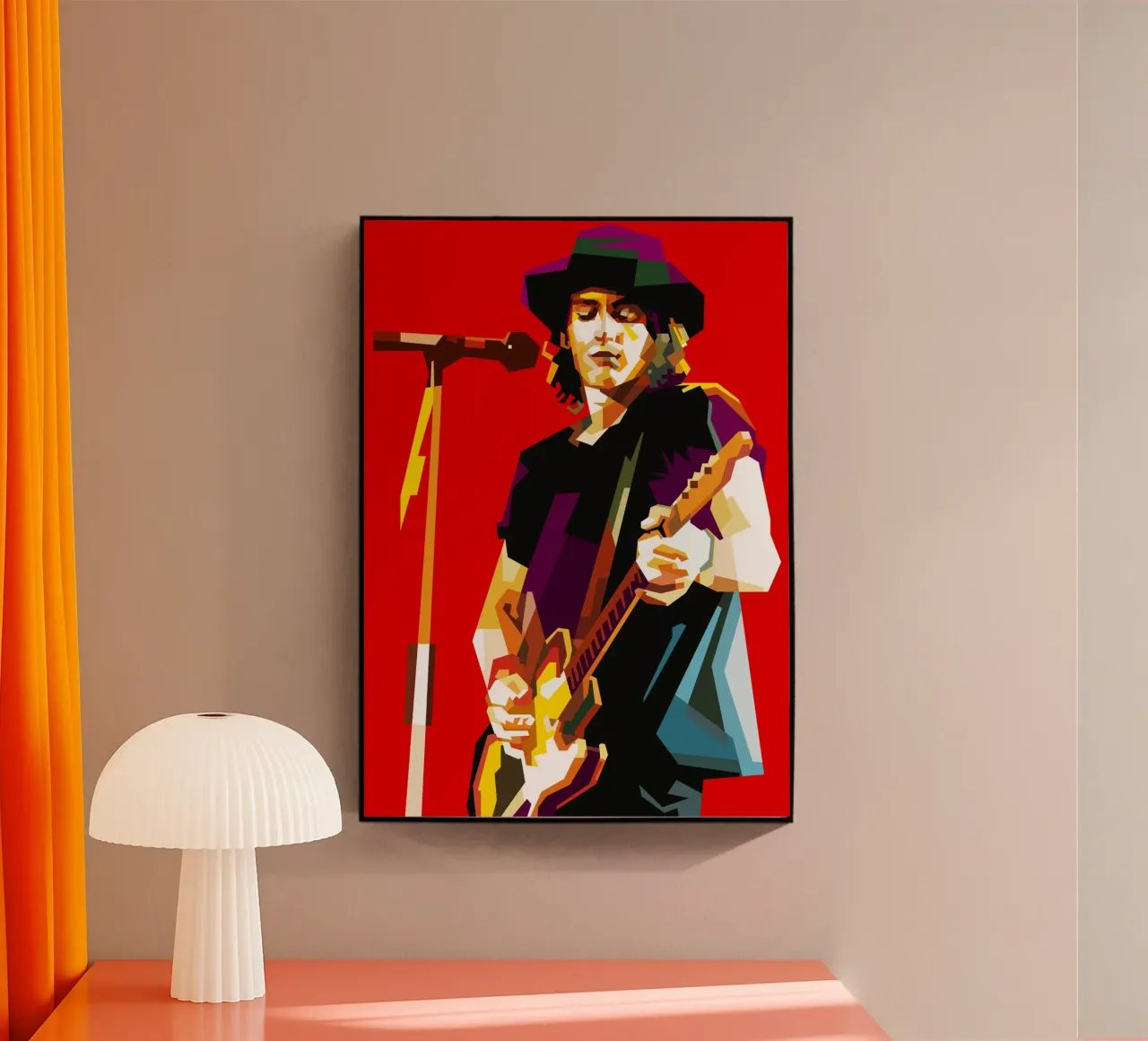 Dove va di moda Izzy WPAP ora plexiglass da Artkreator