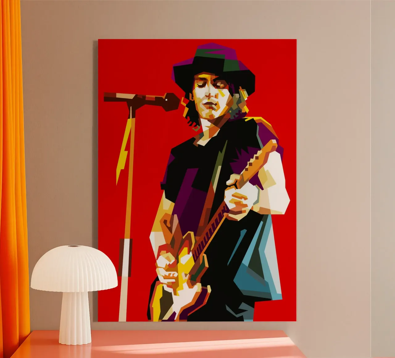 Dove va di moda Izzy WPAP ora plexiglass da Artkreator