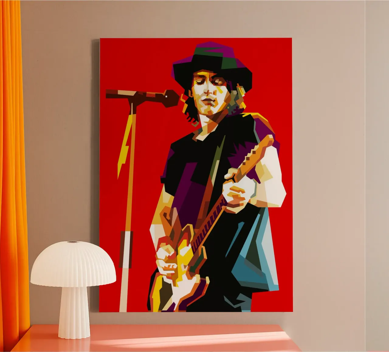 Dove va di moda Izzy WPAP ora tela da Artkreator