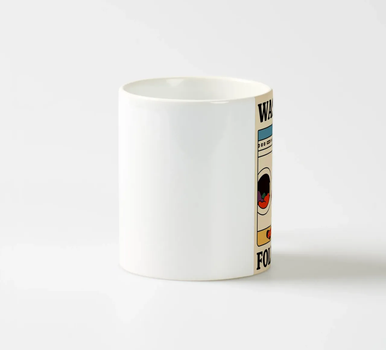 lavare asciugare piegare ripetere gatto carino tazza in ceramica da the gindils