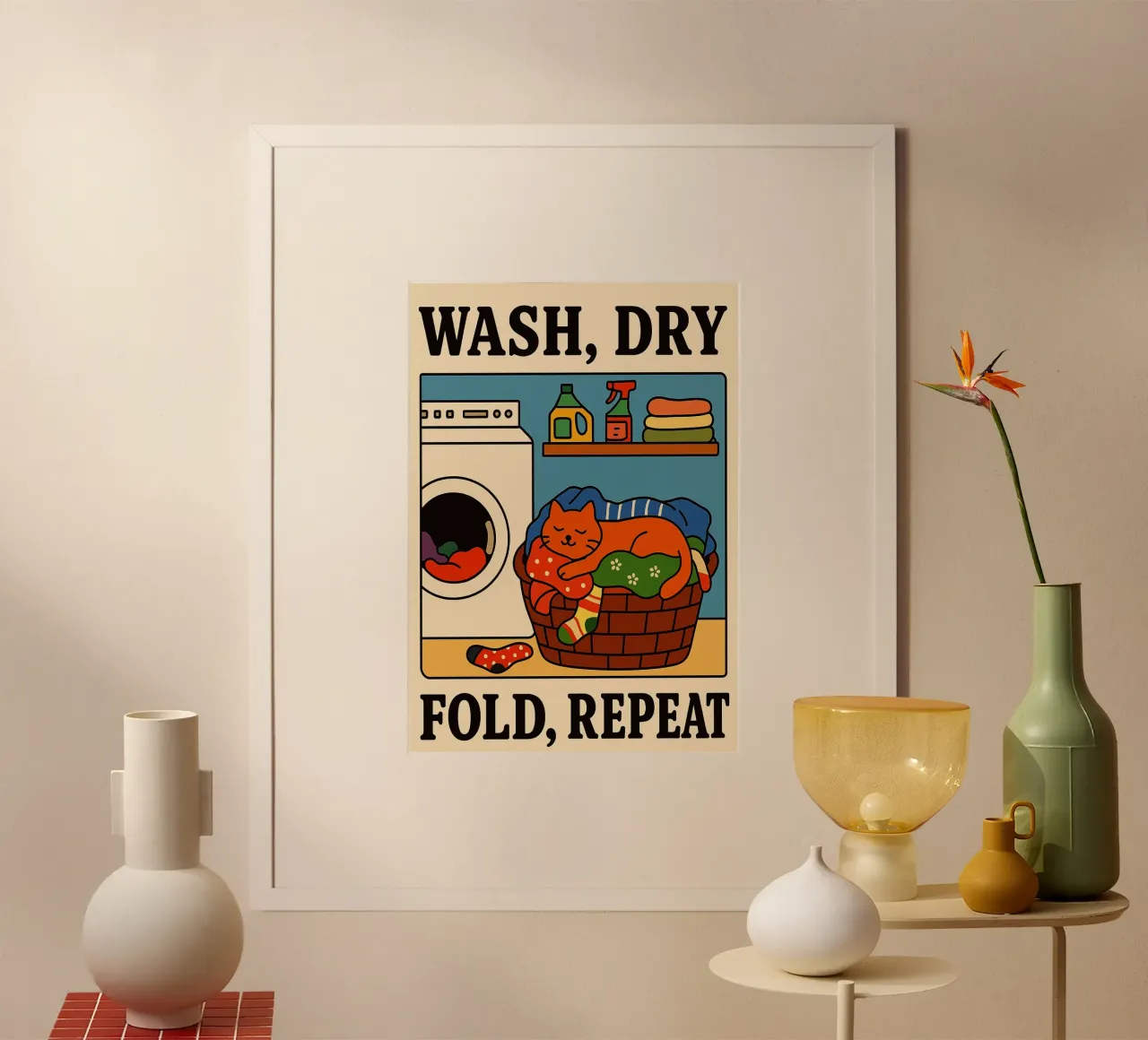 wash dry fold repeat cute cat hahnemühle by the gindils