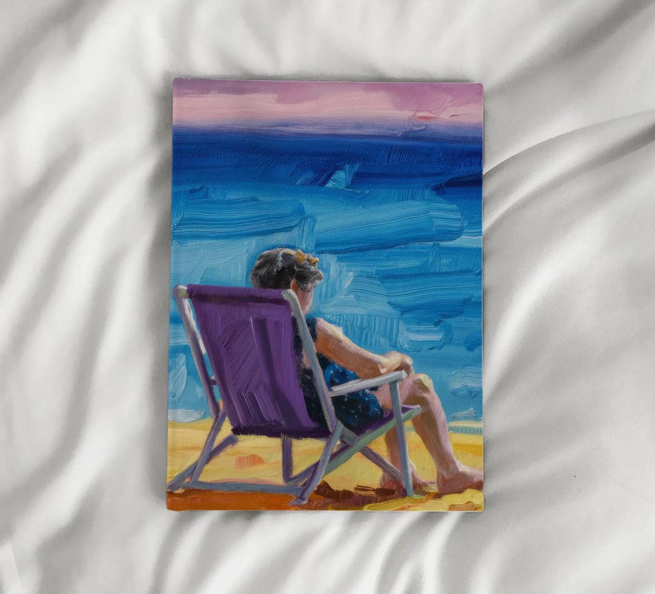 Seaside Reading Pause notebook by Mystic Grain