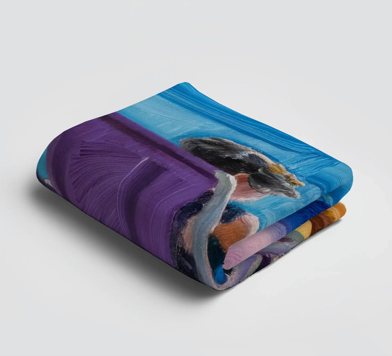 Seaside Reading Pause towel by Mystic Grain