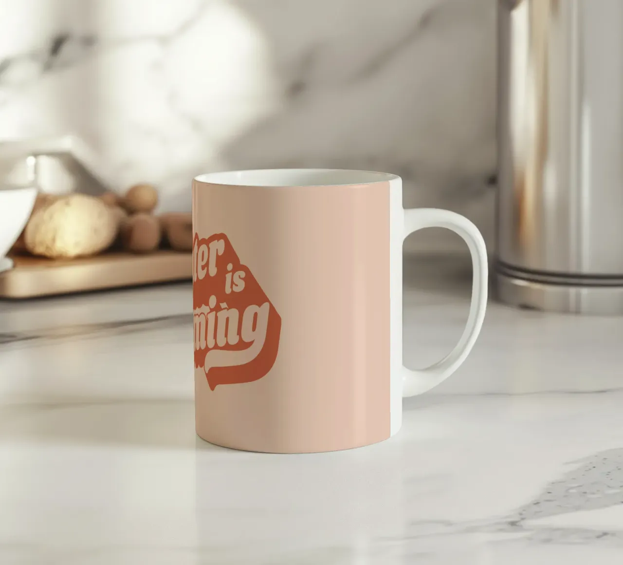 L'inverno sta arrivando tazza in ceramica da Gunawan Rb