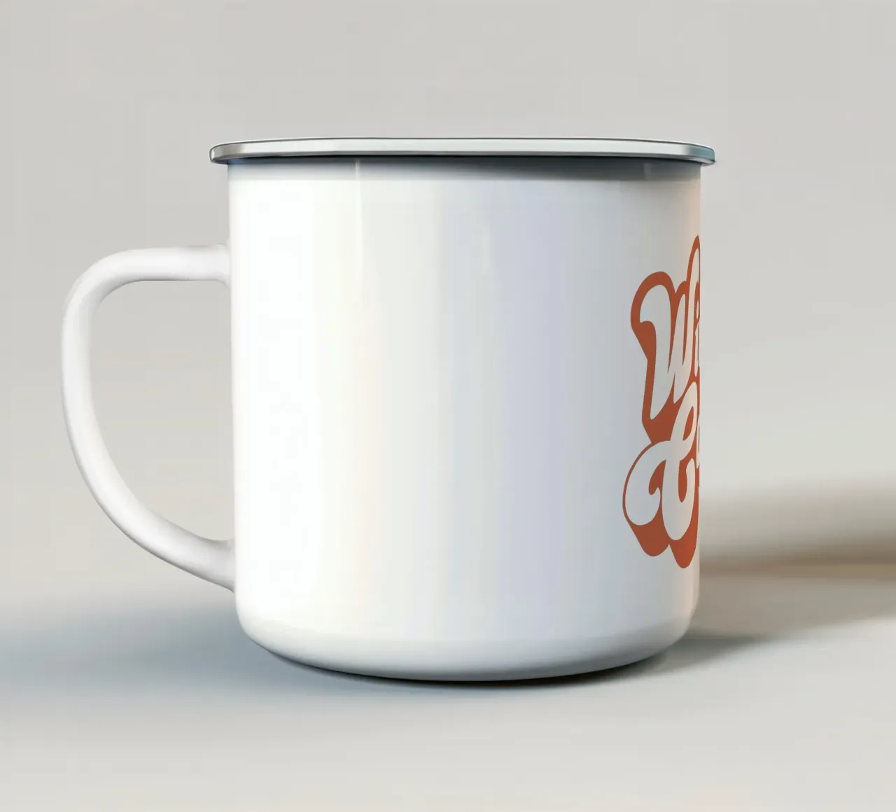 L'inverno sta arrivando tazza in smalto da Gunawan Rb
