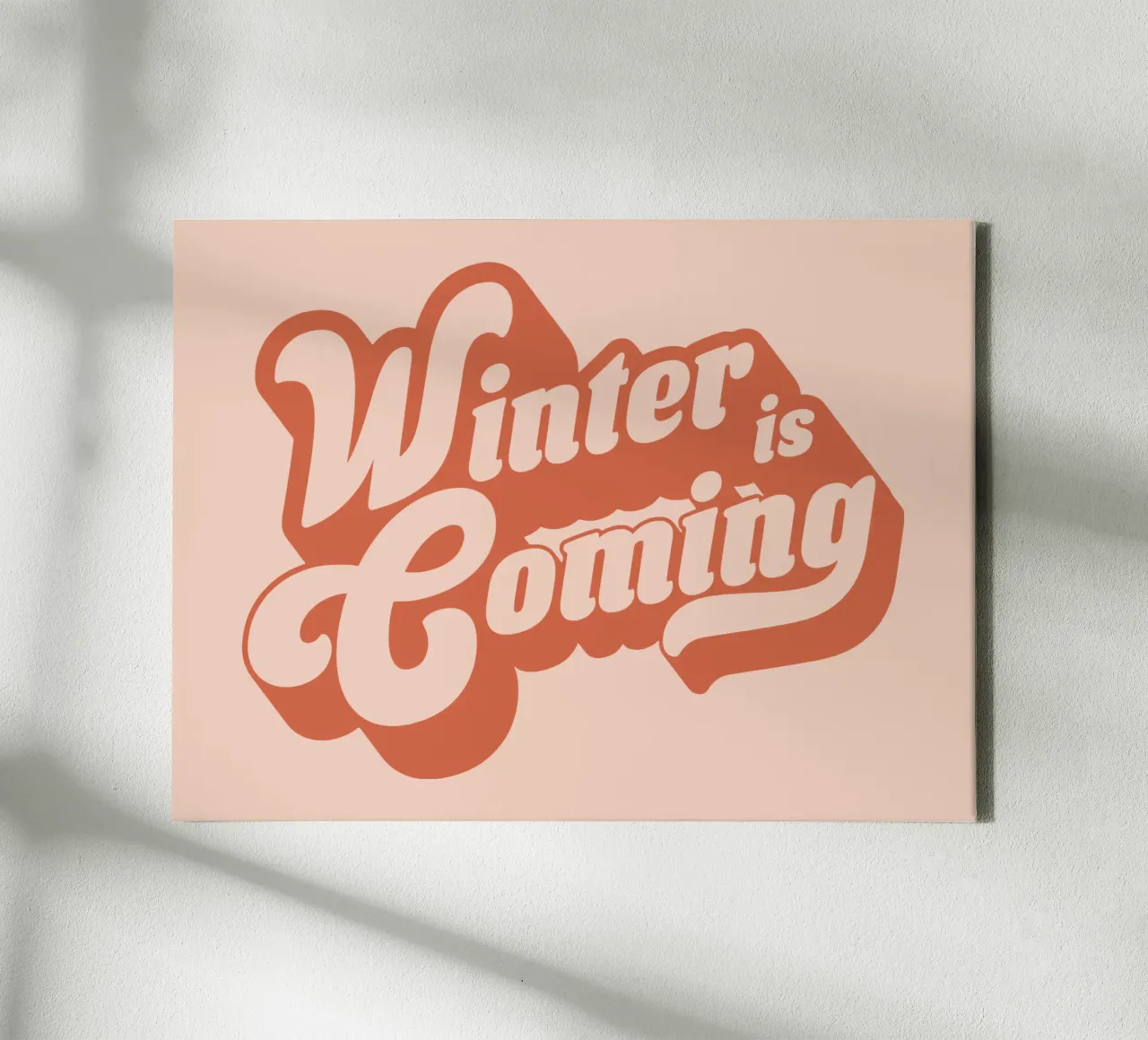 L'inverno sta arrivando tela da Gunawan Rb