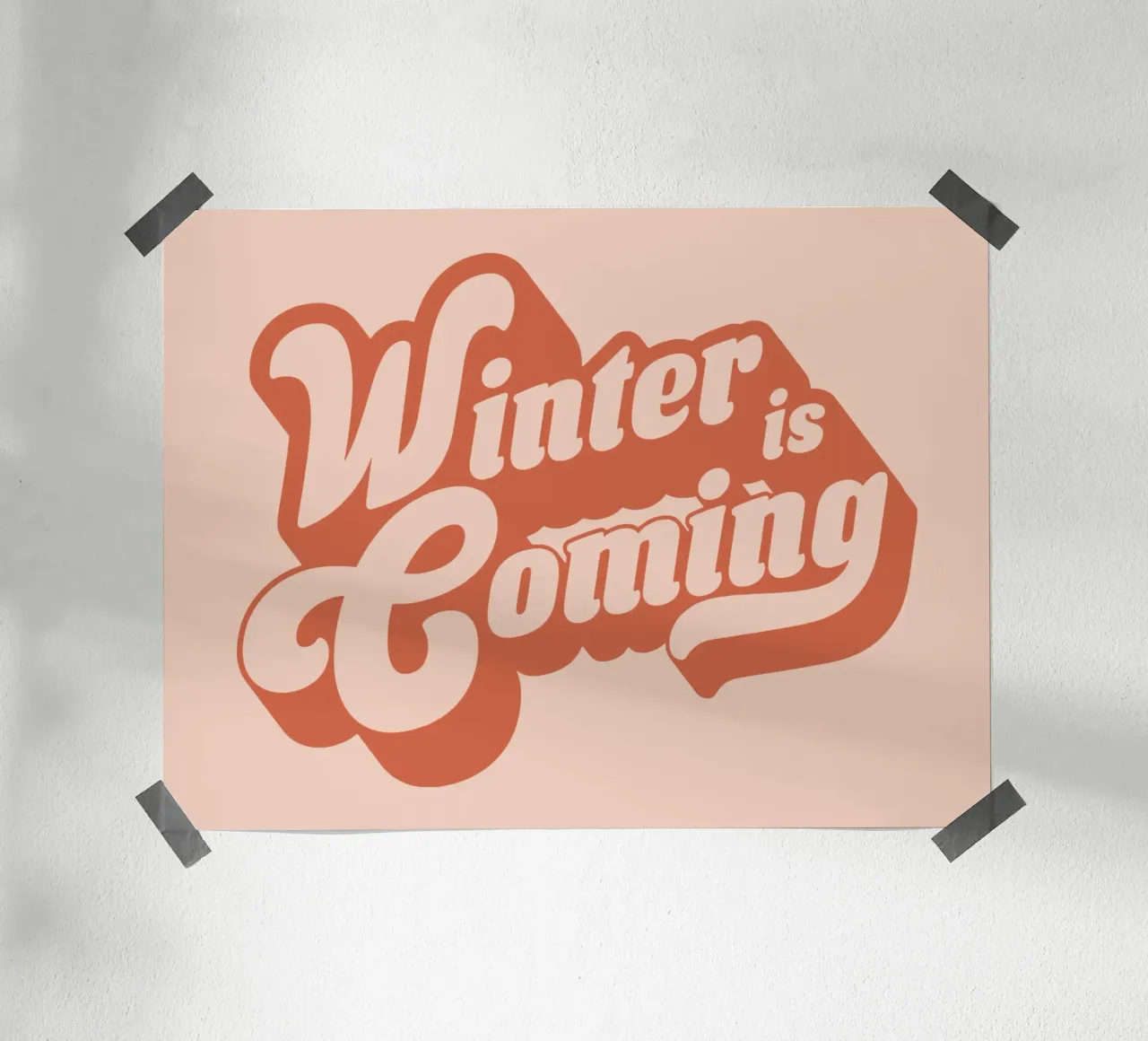 L'inverno sta arrivando carta hahnemühle da Gunawan Rb