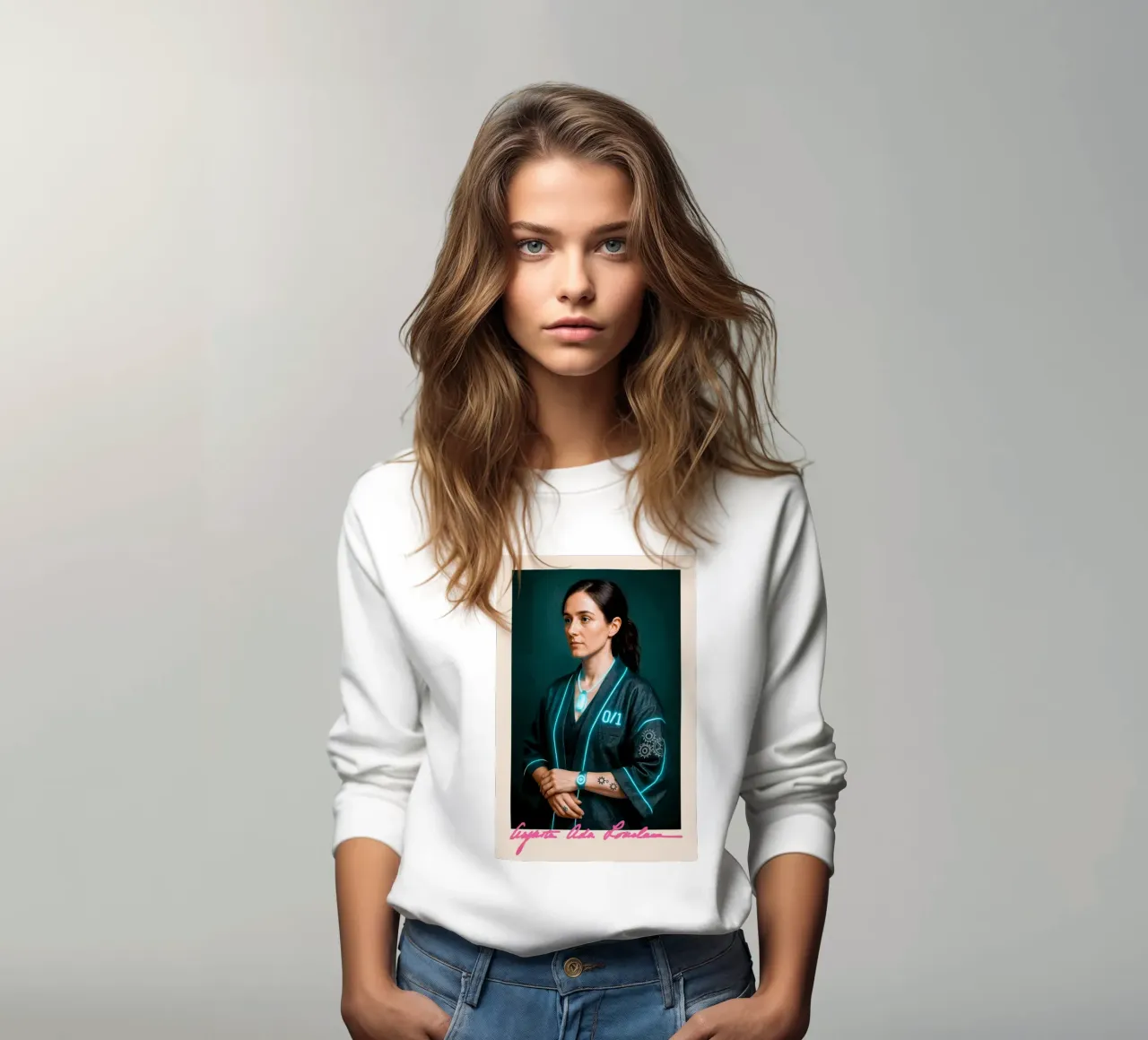Ada Lovelace – Code & Circuit Sweatshirt von CNTRL
