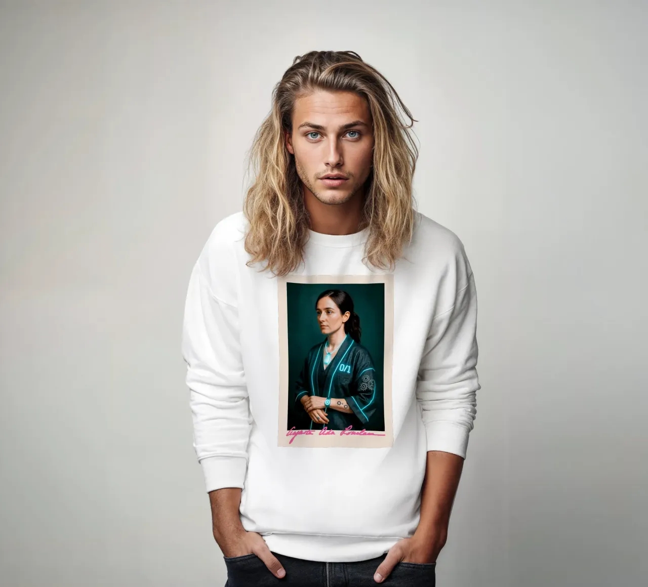 Ada Lovelace – Code & Circuit Sweatshirt von CNTRL