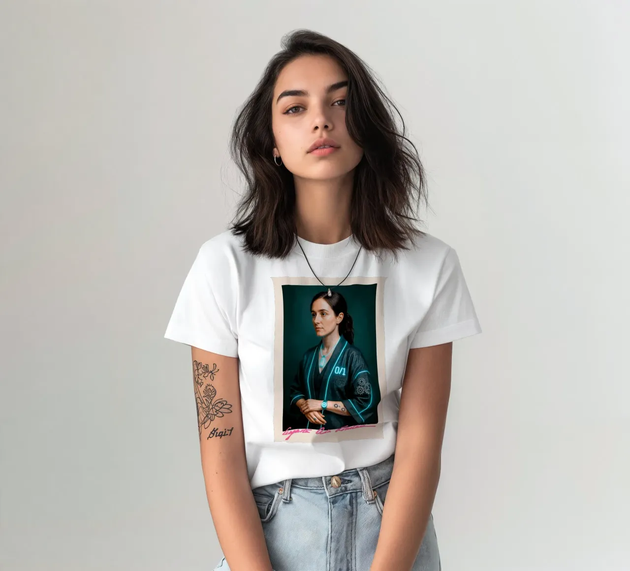 Ada Lovelace – Code & Circuit T-Shirt von CNTRL