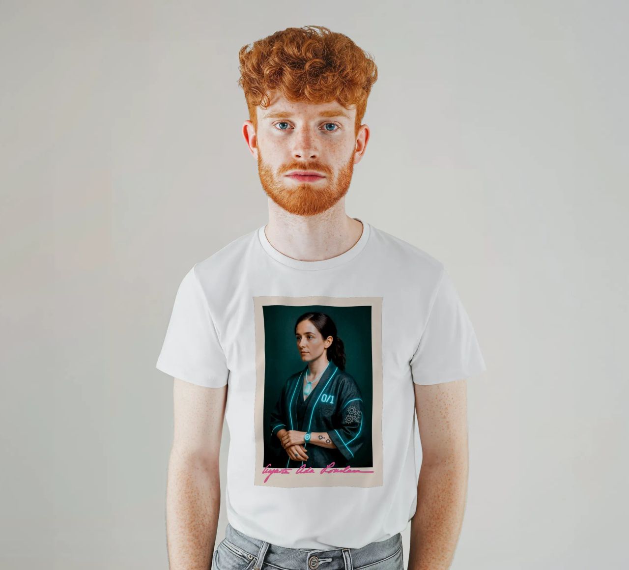 Ada Lovelace – Code & Circuit t-shirt by CNTRL