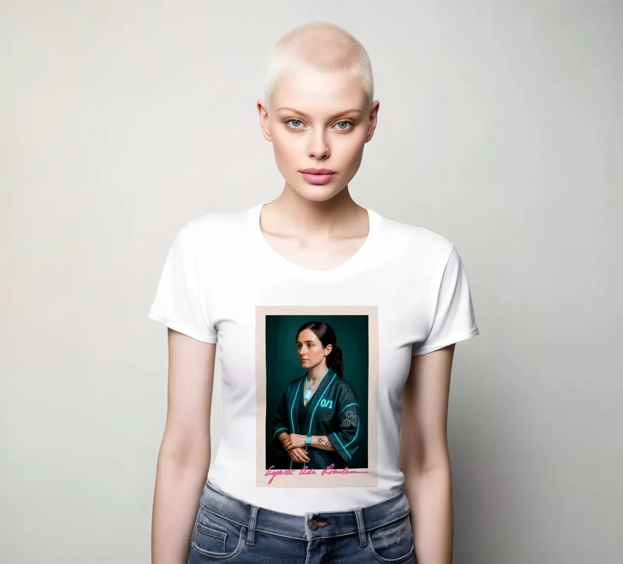 Ada Lovelace – Code & Circuit Frauen T-Shirt von CNTRL
