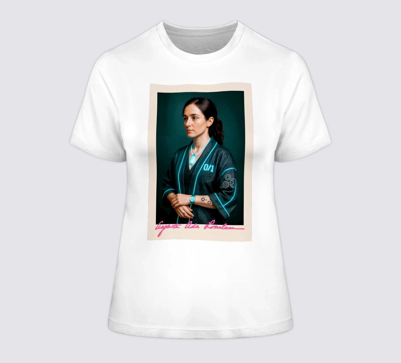 Ada Lovelace – Code & Circuit t-shirt da donna da CNTRL