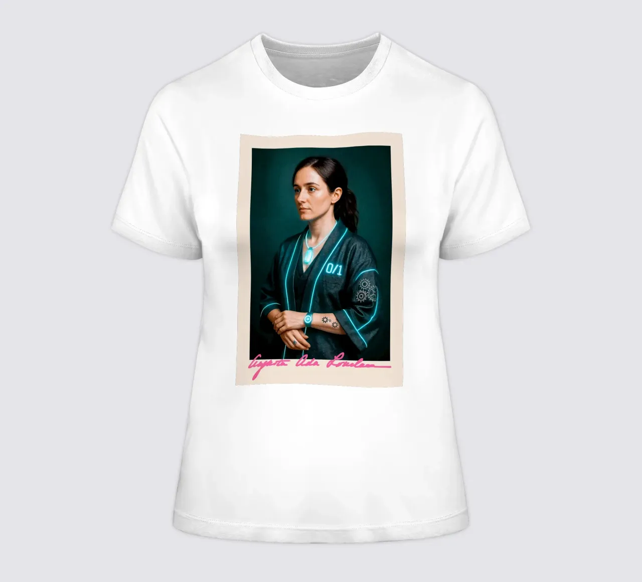 Ada Lovelace – Code & Circuit t-shirt da donna da CNTRL