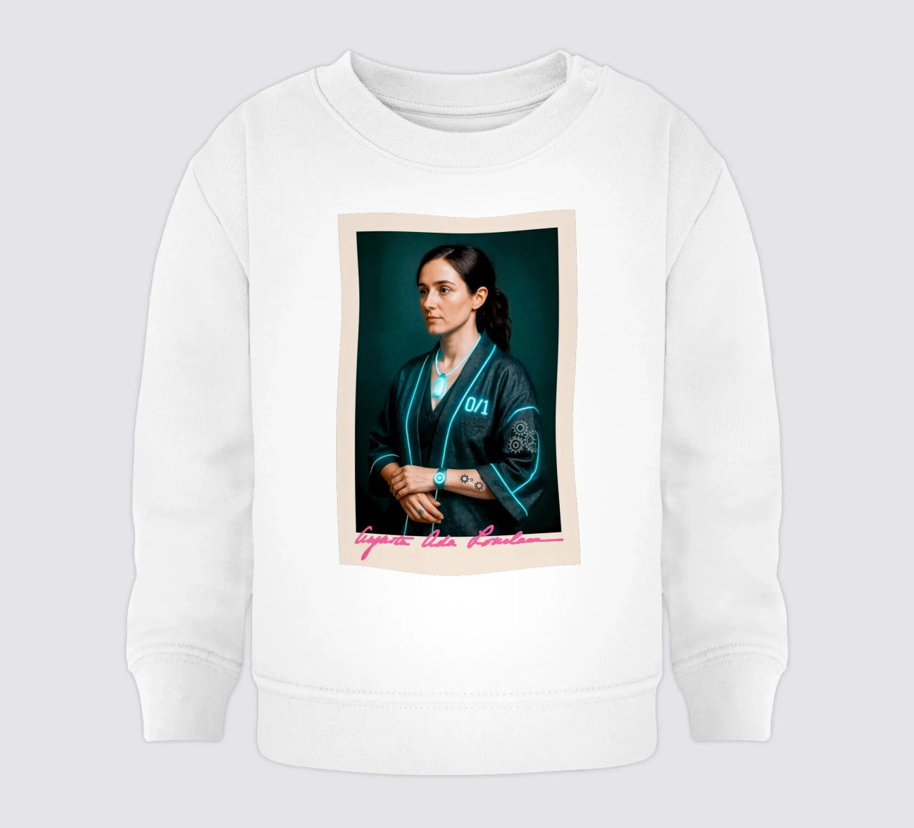 Ada Lovelace – Code & Circuit felpa neonato da CNTRL