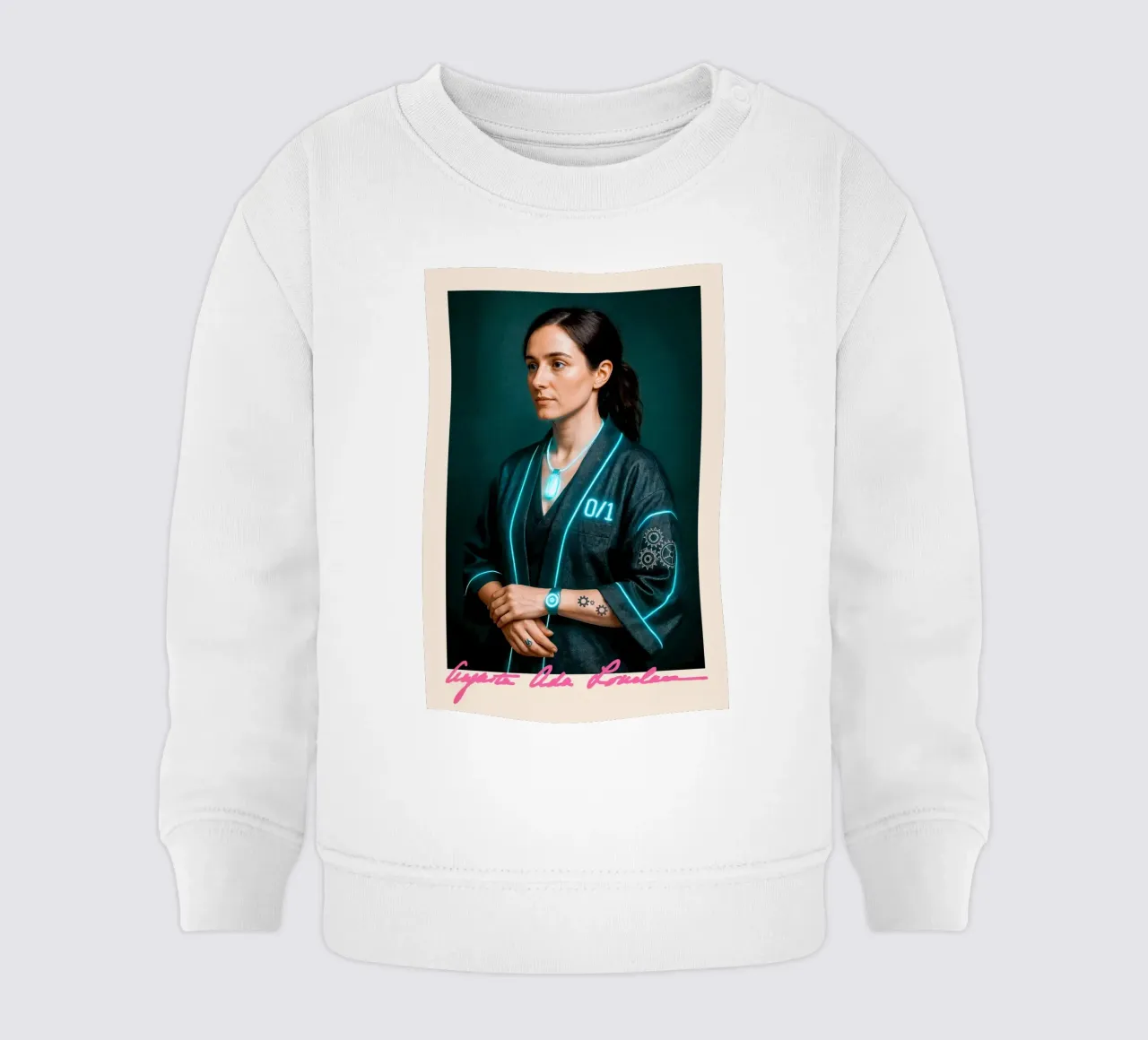 Ada Lovelace – Code & Circuit felpa neonato da CNTRL