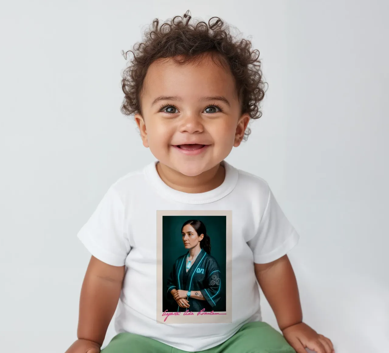 Ada Lovelace – Code & Circuit Baby T-Shirt von CNTRL