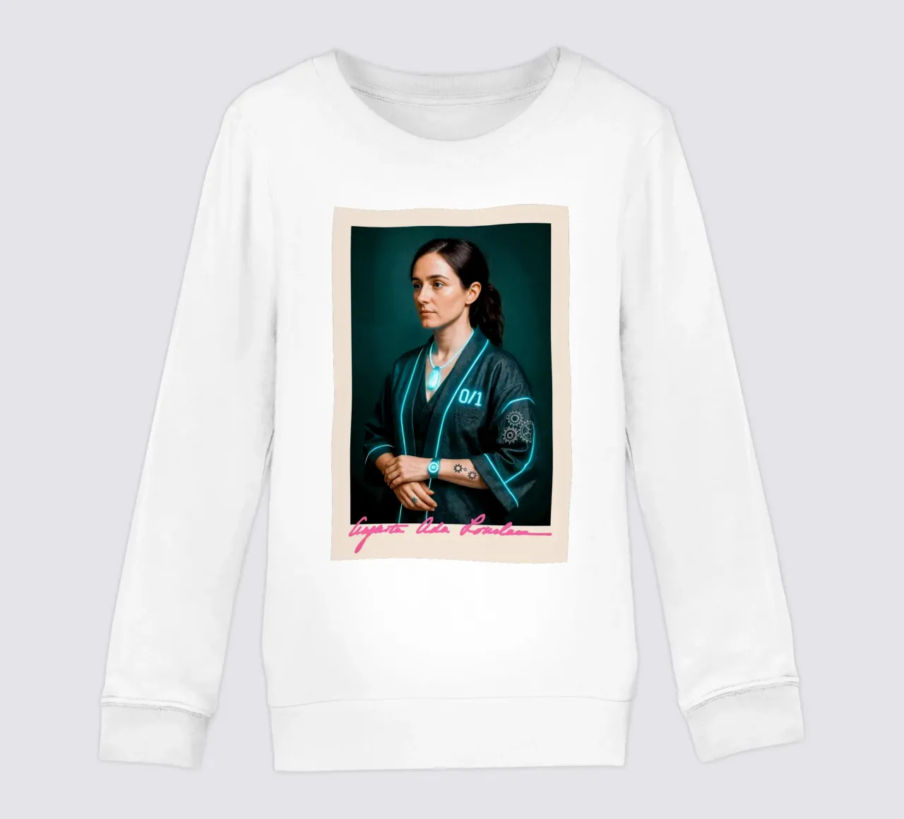 Ada Lovelace – Code & Circuit Kinder Sweatshirt von CNTRL