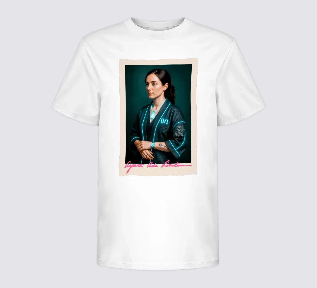 Ada Lovelace – Code & Circuit Kinder T-Shirt von CNTRL