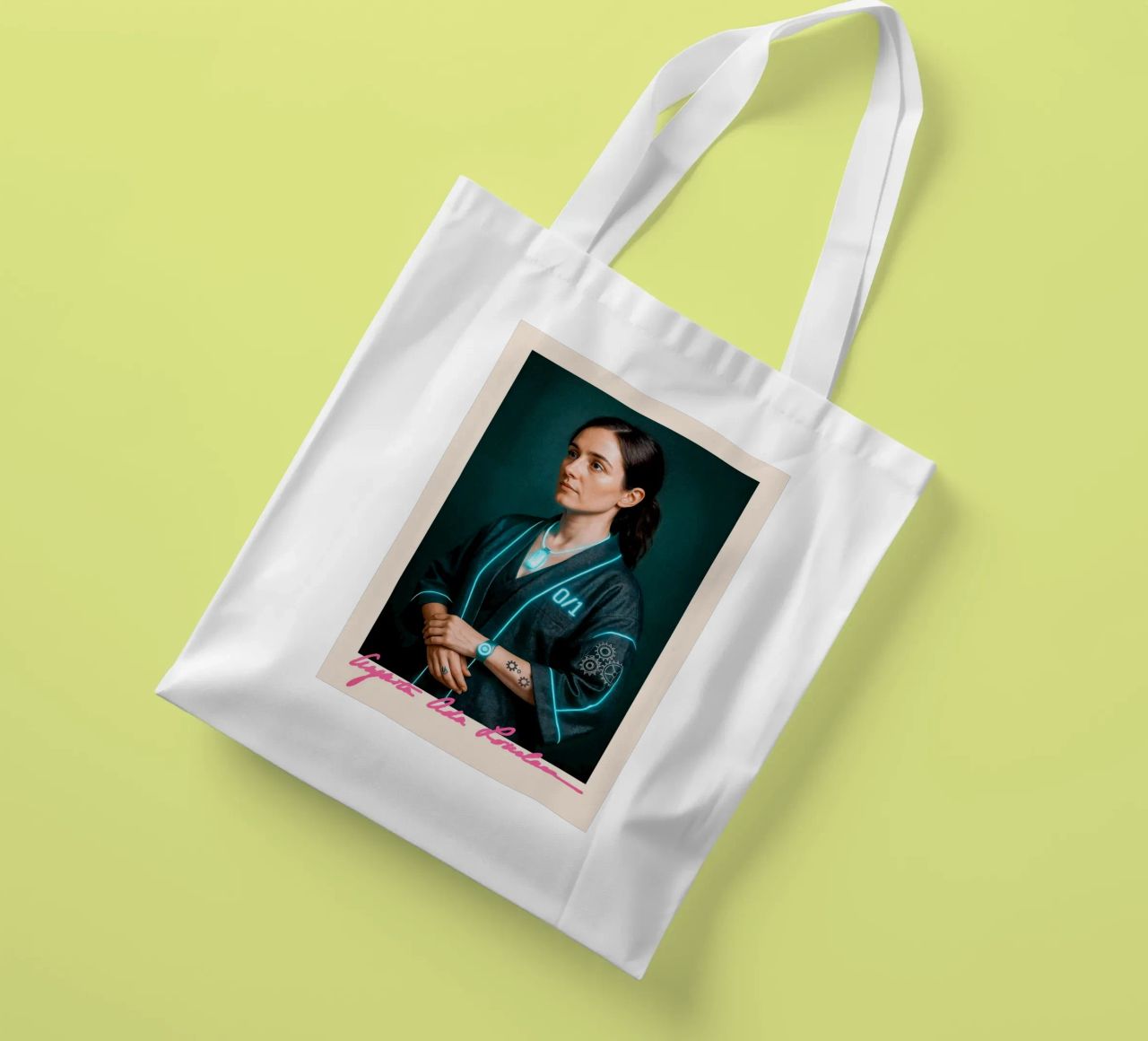 Ada Lovelace – Code & Circuit borsa in juta da CNTRL