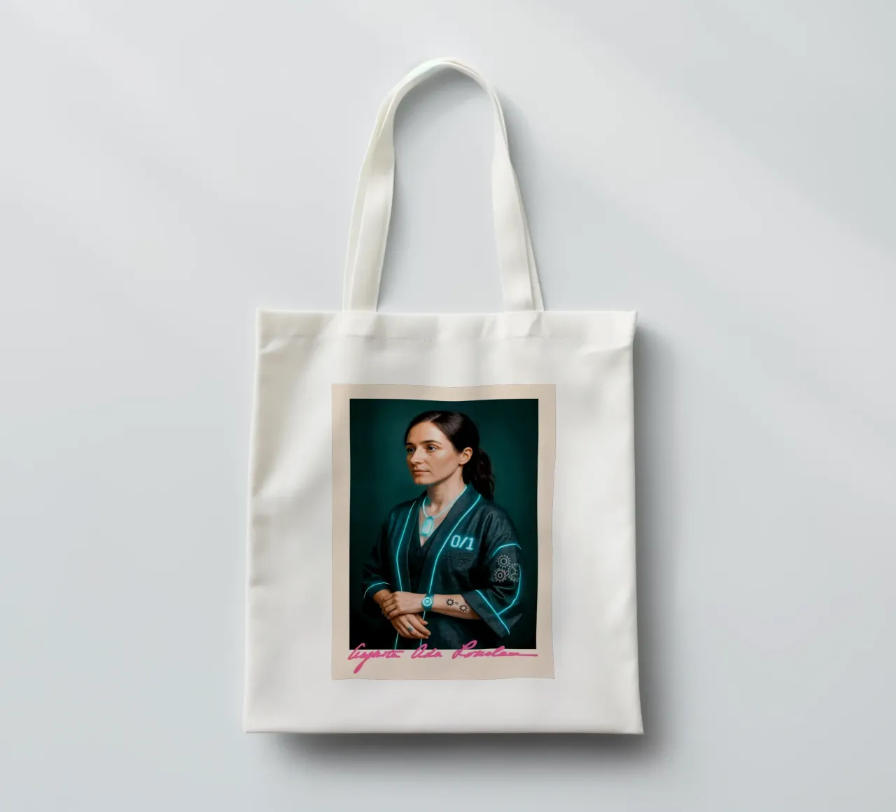 Ada Lovelace – Code & Circuit tote bag de CNTRL